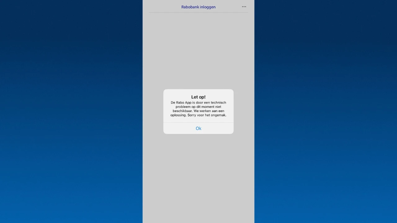 Storing Rabobank-app opgelost, klanten kunnen weer inloggen