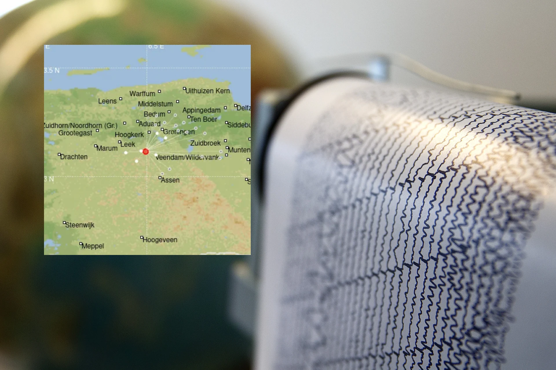 Opnieuw lichte aardbeving in Drentse Winde