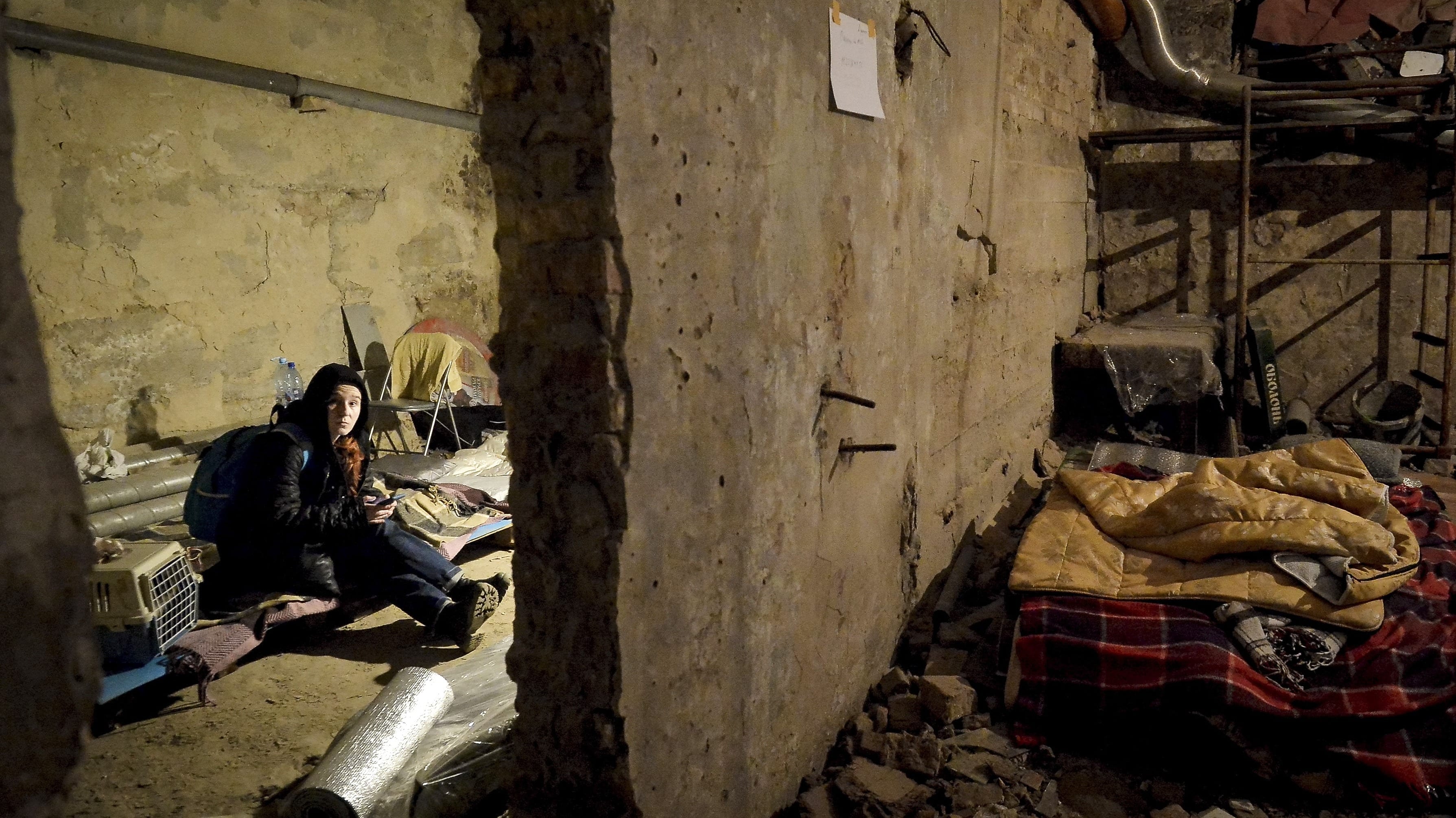 Nederlander wil lied opnemen met kind in schuilkelder Kiev