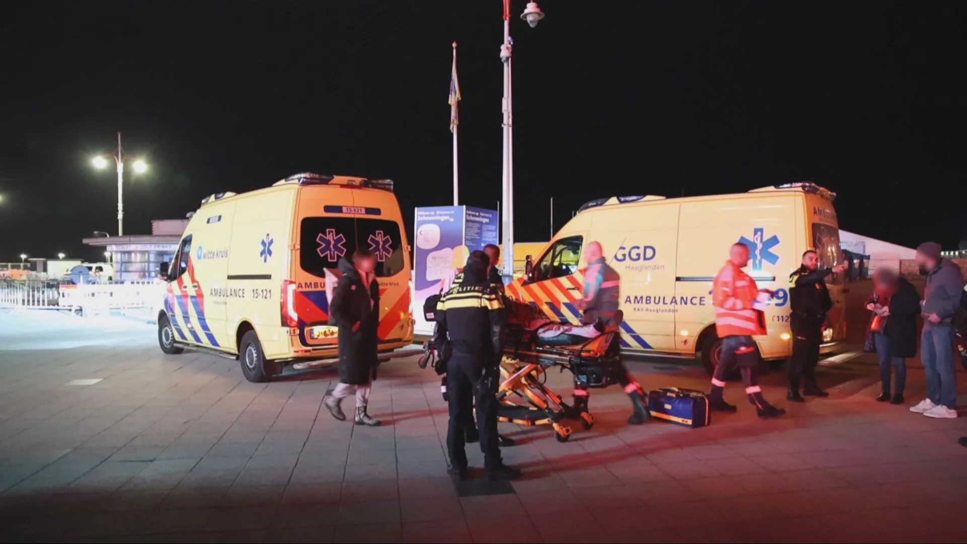 Twaalf mensen onwel door koolmonoxidelek op Scheveningse Pier