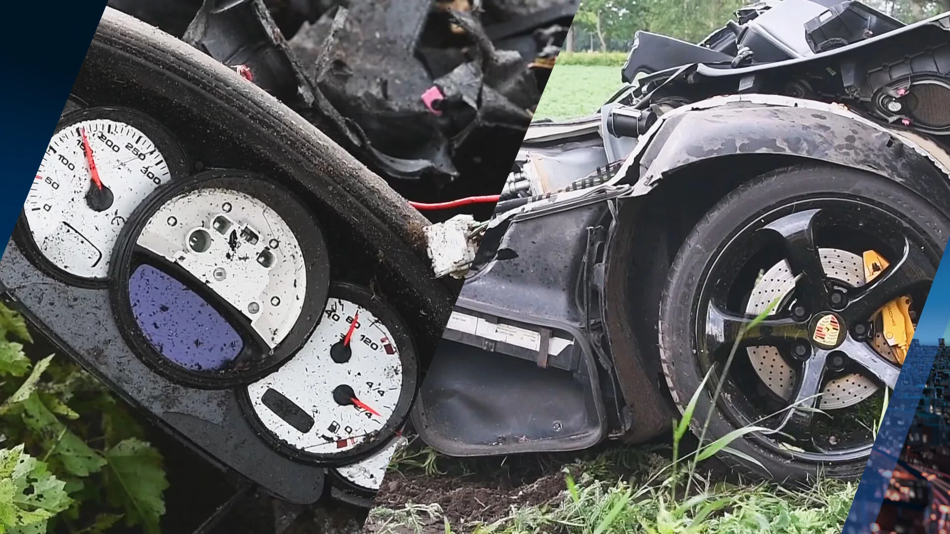 Man (49) overlijdt na crash waarbij Porsche in stukken breekt