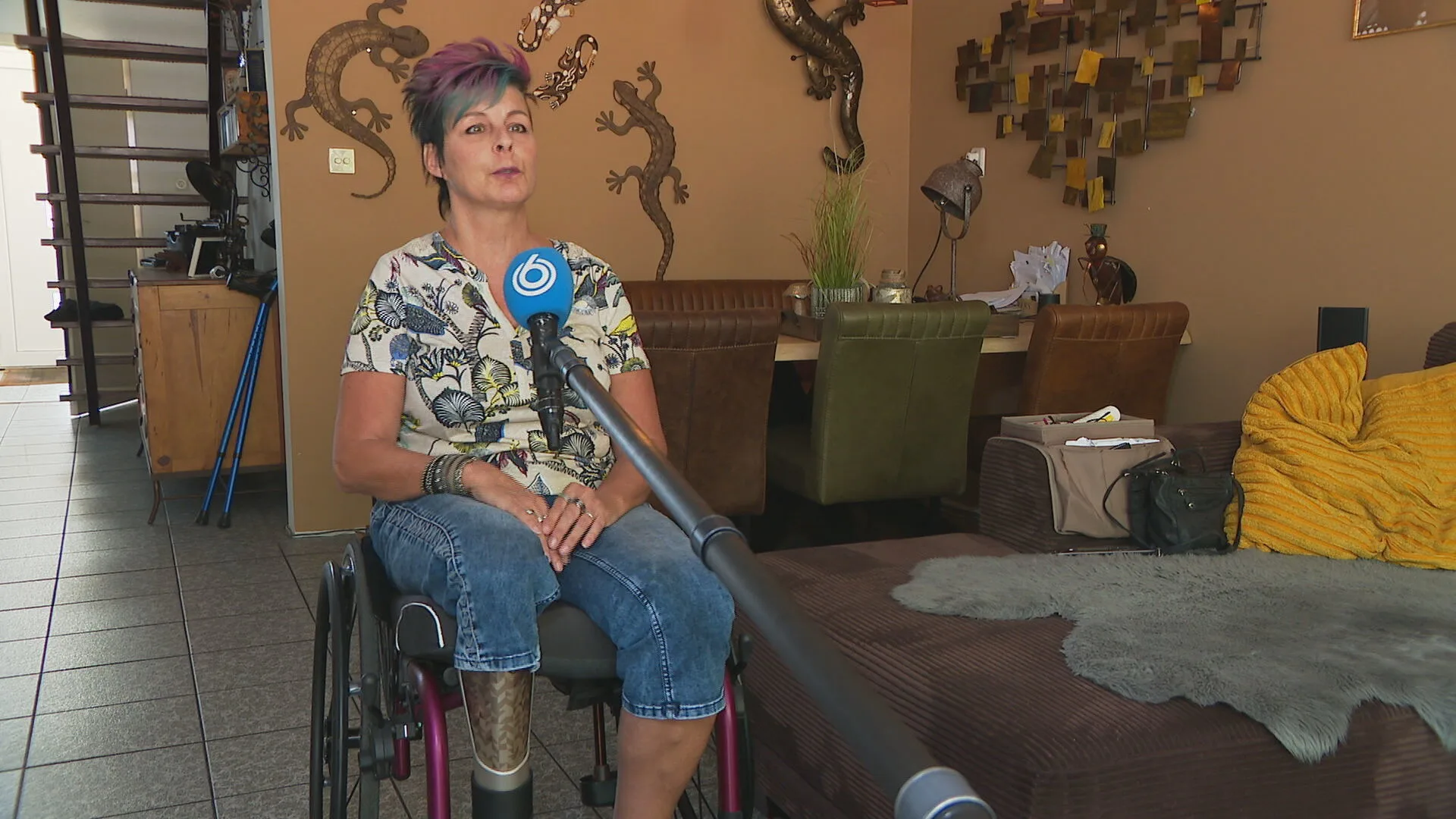 Miranda verloor haar been door ongeluk: 'Ik ben aan de dood ontsnapt'