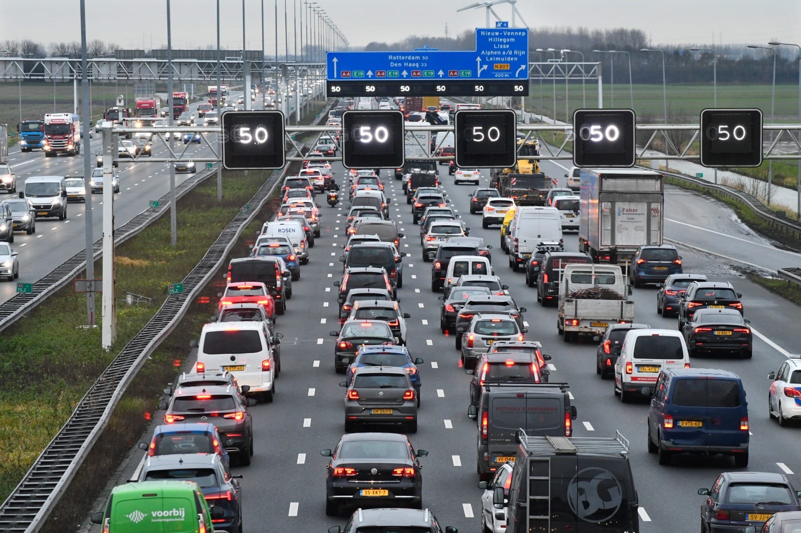 Drukste avondspits van 2021: vooral in Brabant staat het muurvast