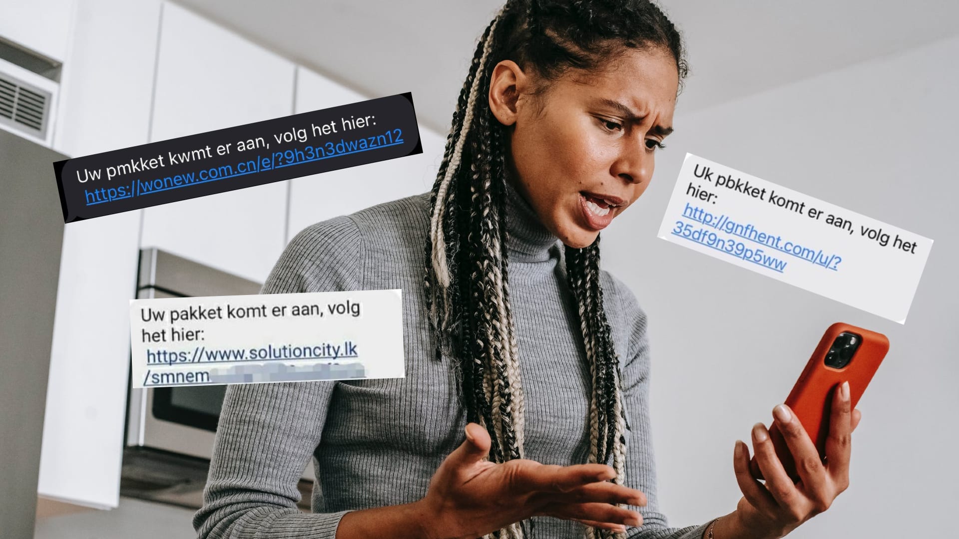 Politie waarschuwt voor nieuwe malafide en misleidende sms'jes van 'pakketbezorgers'