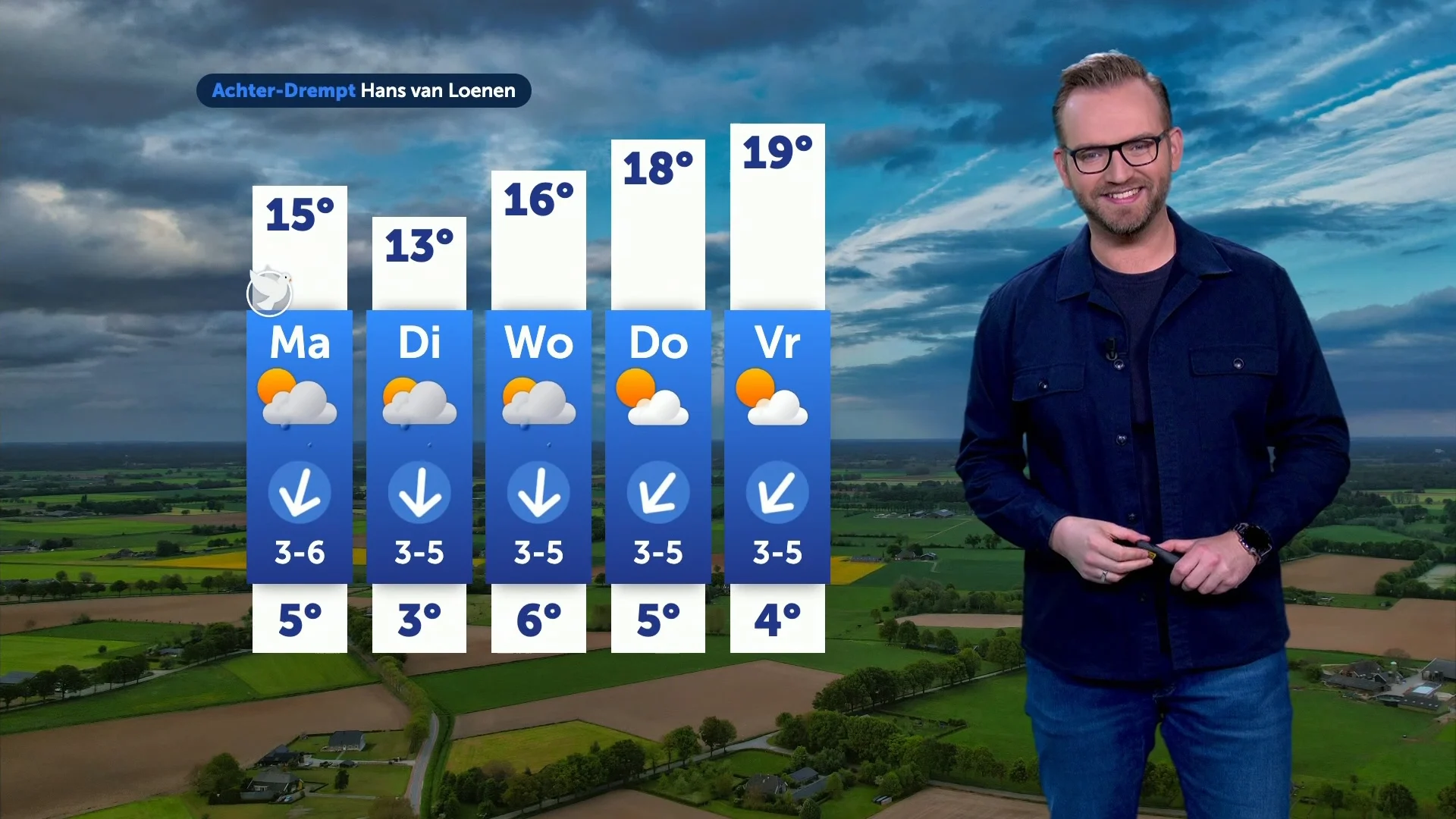 Weerbericht zondag 4 mei 2025