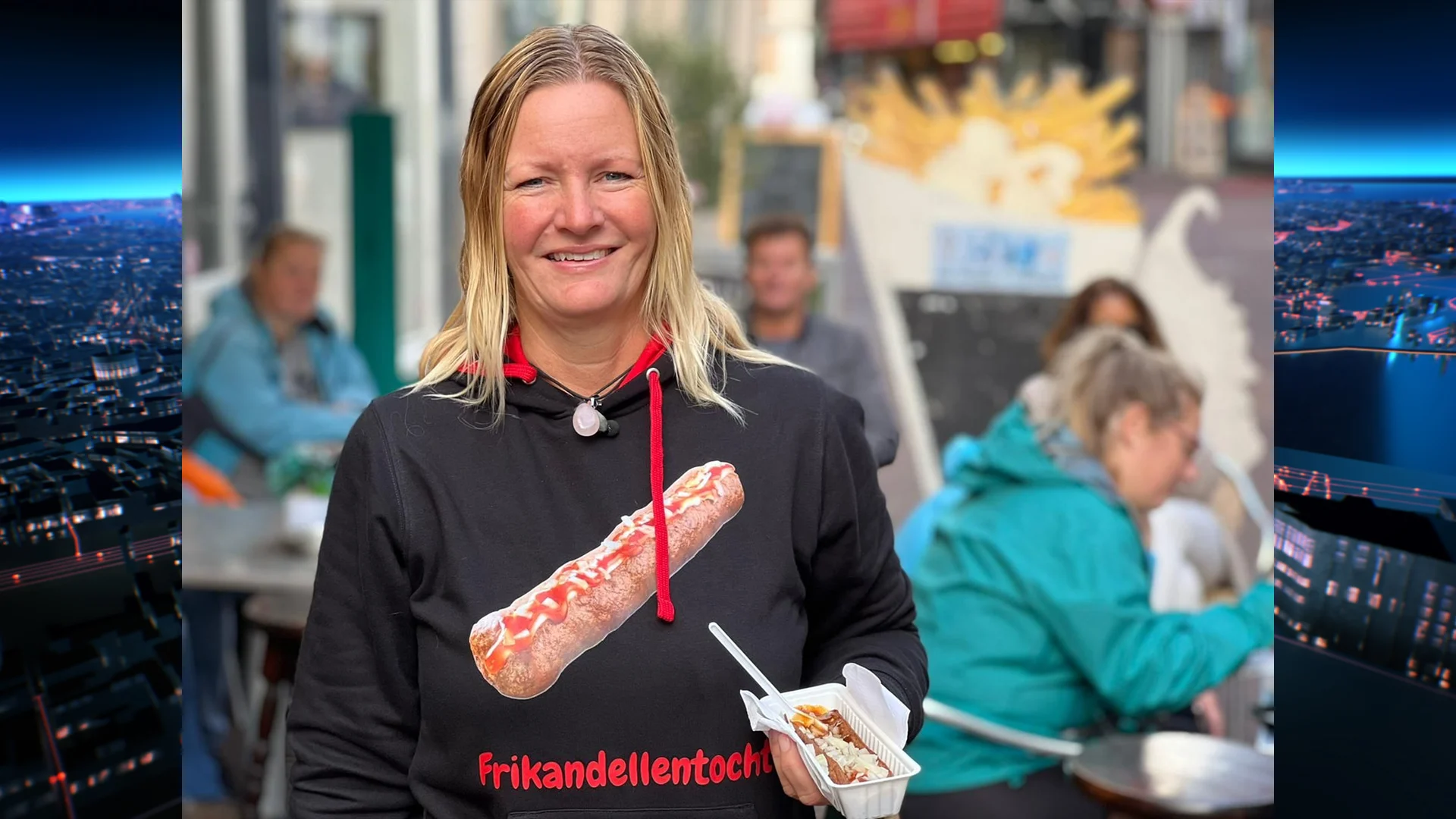 Frikandellentocht een hit: in grote groepen snackbars langs voor het bruin fruit