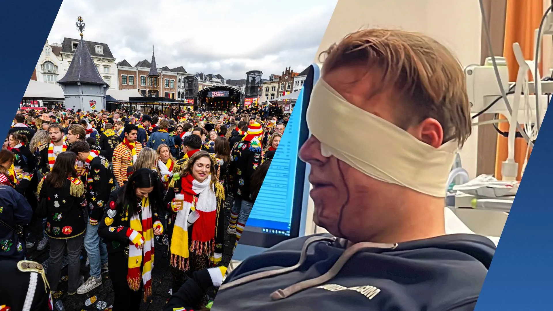 Duke zoekt redder na vreselijke mishandeling Den Bosch tijdens Elfde van de Elfde