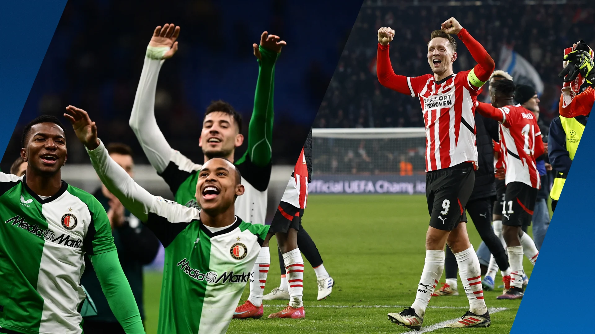 Feyenoord tegen Inter, PSV treft Arsenal in achtste finales Champions League