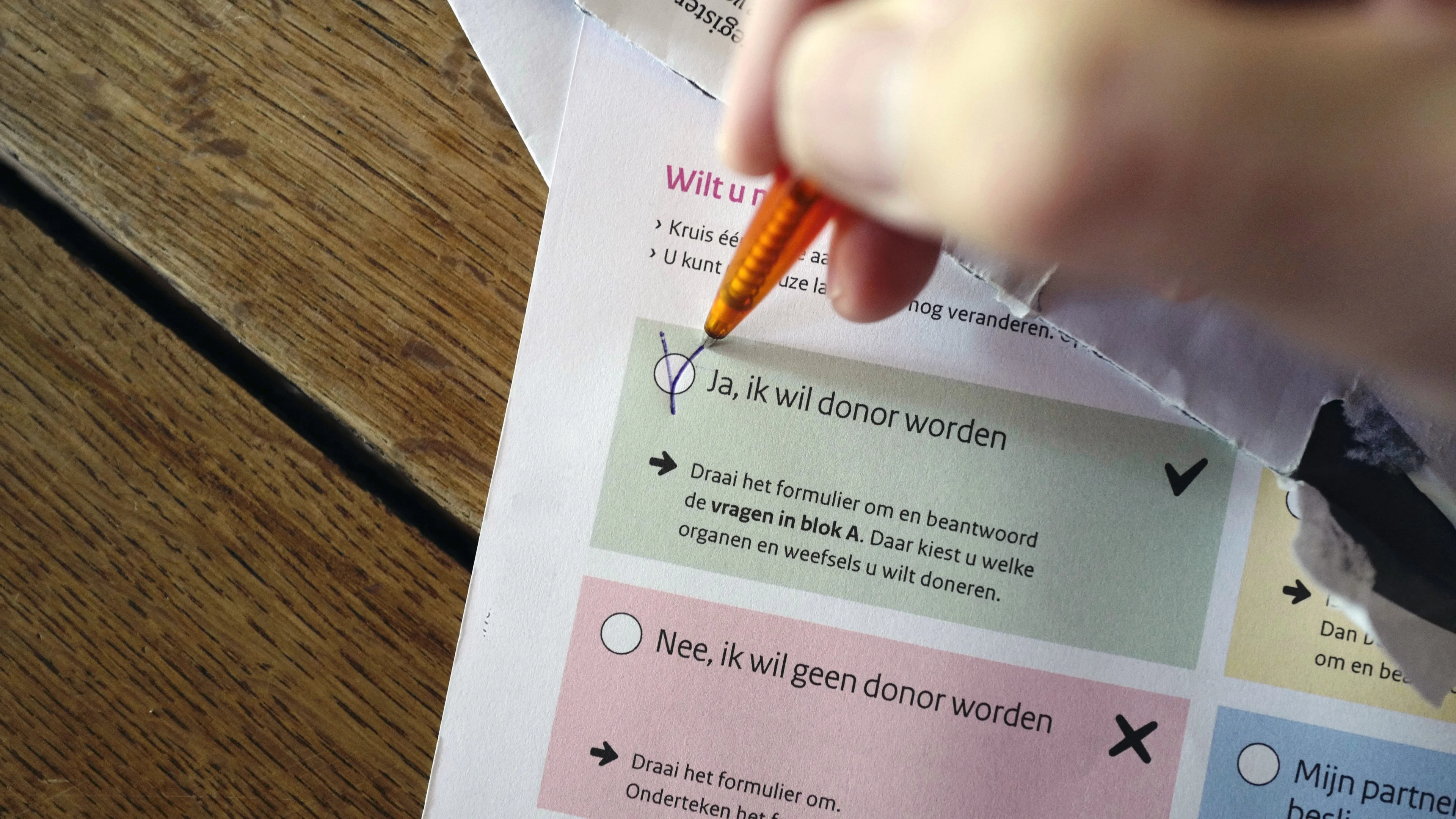 Nederlanders registreerden zich massaal na wijziging donorwet