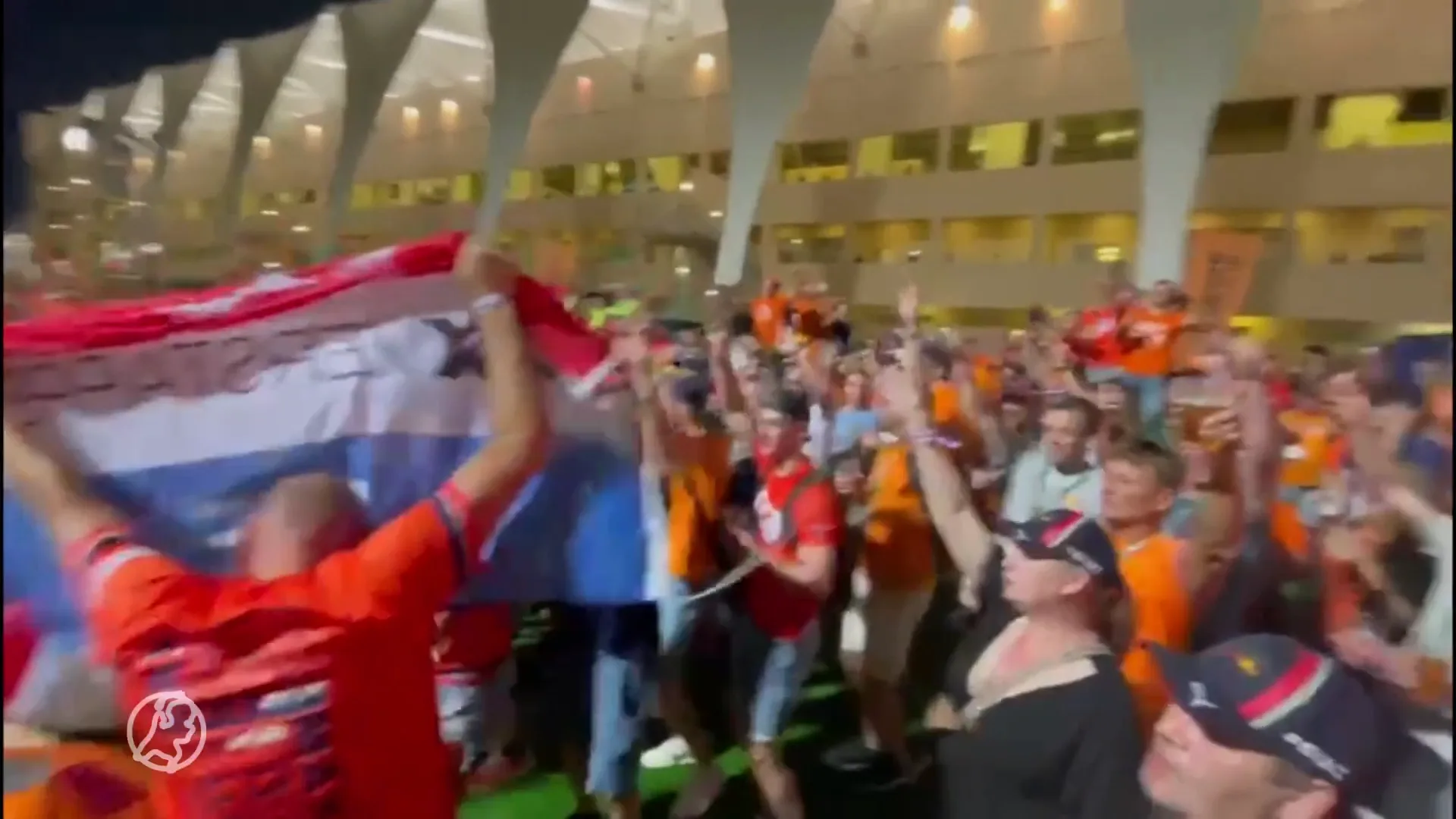 Nederlanders maken er nú al feestje van in Abu Dhabi: 'Het was laat, heel laat'