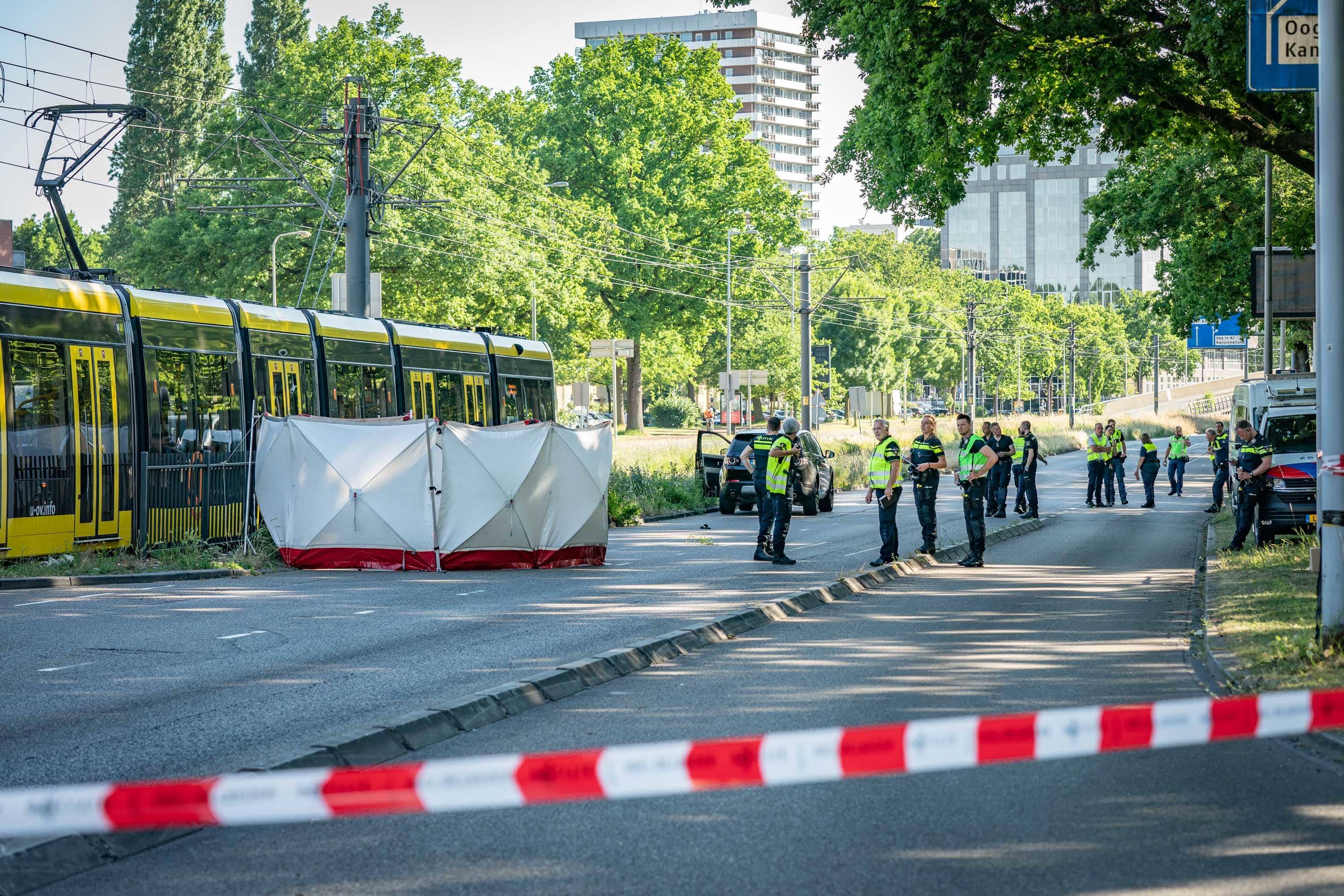 Voetganger overleden bij ongeval op trambaan Utrecht 