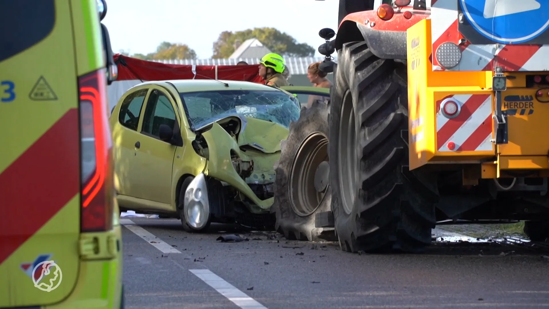 Automobilist (84) komt om bij botsing met trekker in Middenmeer