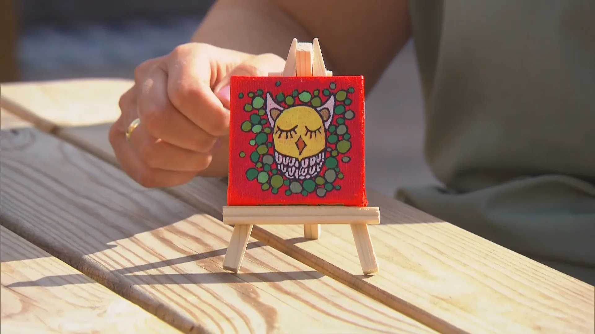 Nick (25) haalt geld op voor het Corona Research Fonds met zelfgetekende uilen