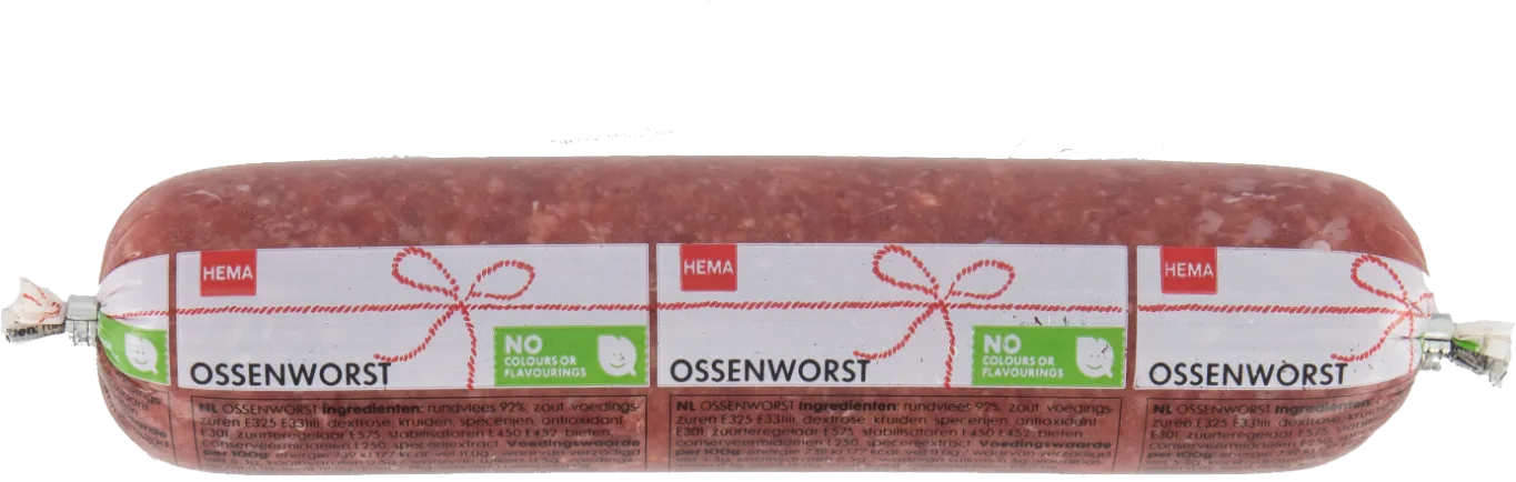 HEMA haalt ossenworst uit de winkel vanwege salmonellabacterie