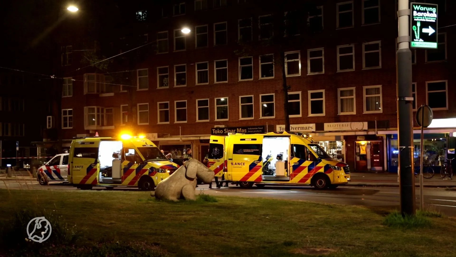 Man doodgestoken op straat in Amsterdam, dakloze aangehouden