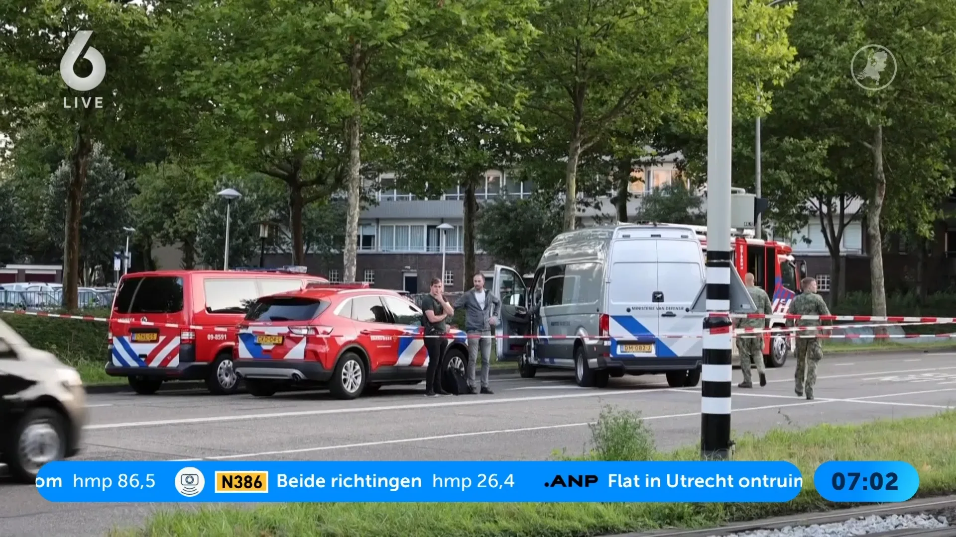 Explosief materiaal in auto Utrecht, ontruimde flats vrijgegeven