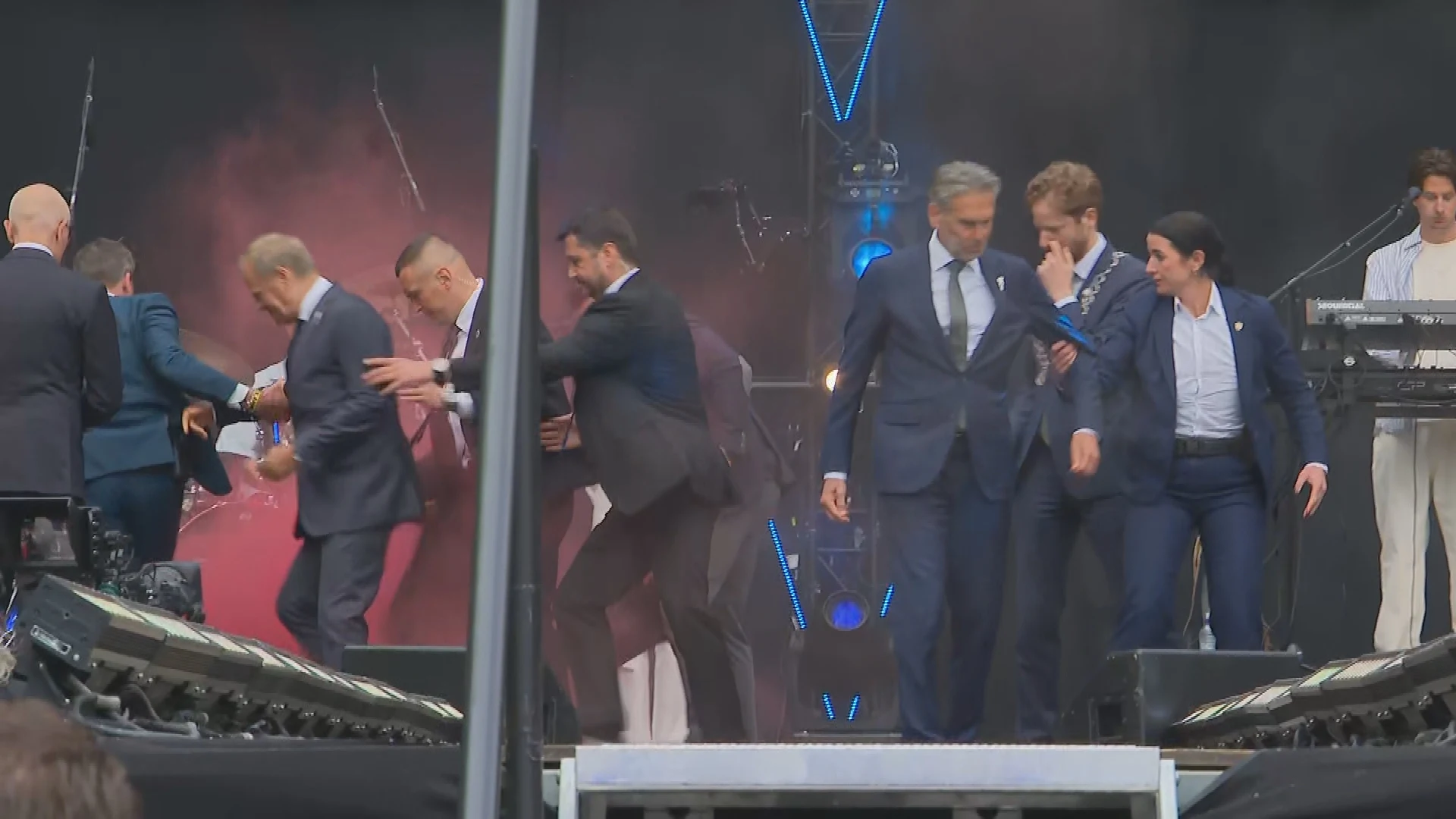 Rookbom naar premier Schoof gegooid, Poolse premier Tusk mogelijk geraakt