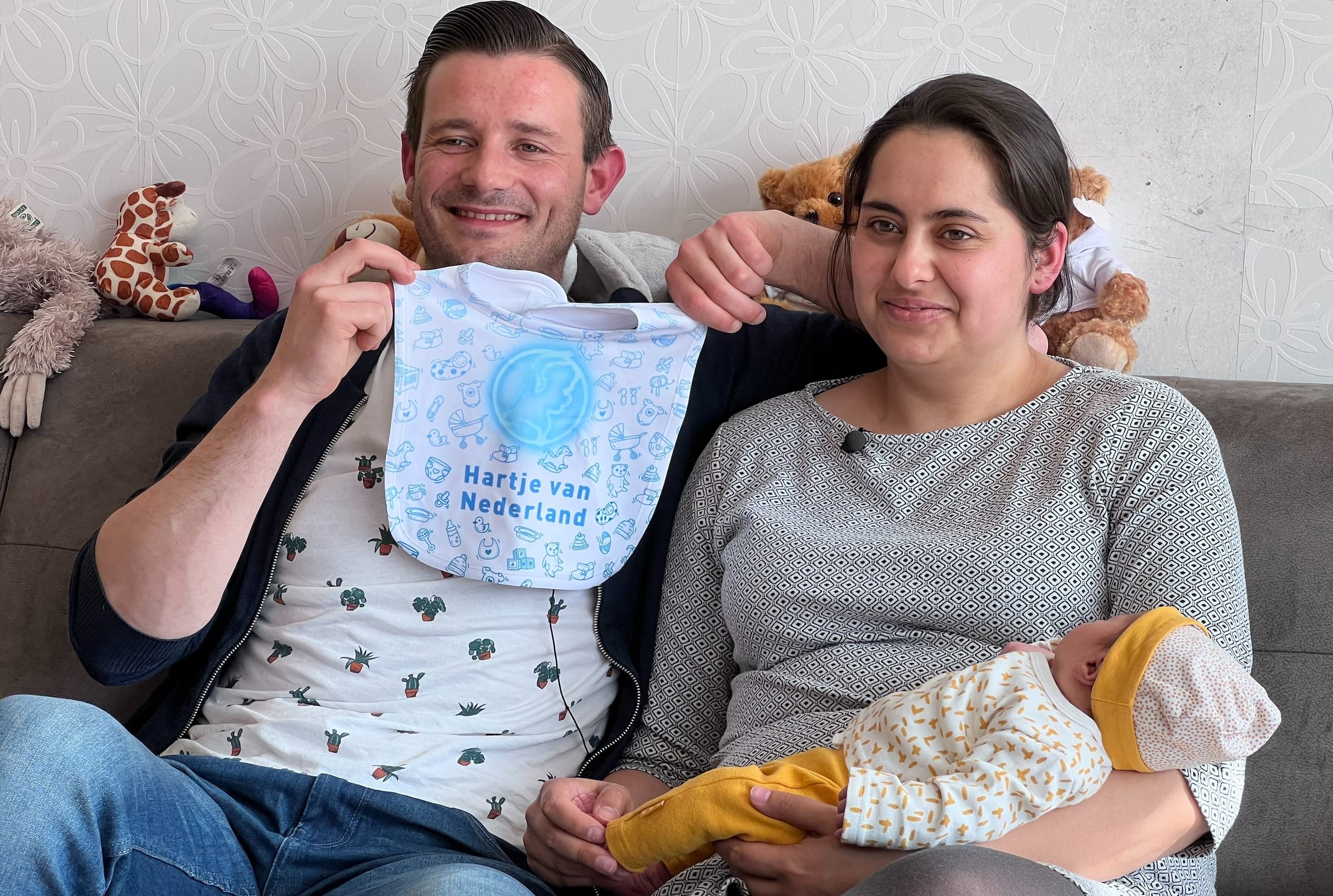 Luca zag dochter Bente op vluchtstrook ter wereld komen: 'Het was bizar'