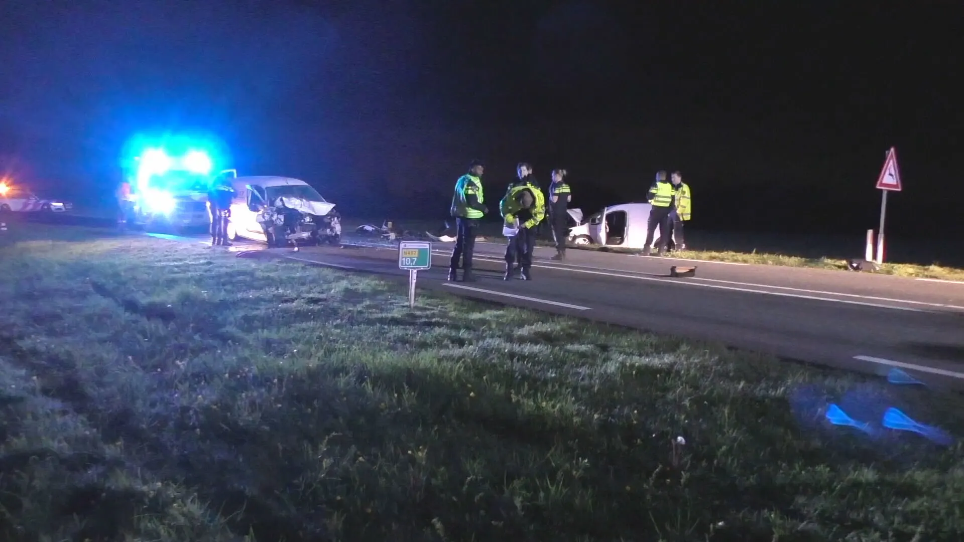 Dode (62) door ongeluk met bestelbusjes in Hellevoetsluis