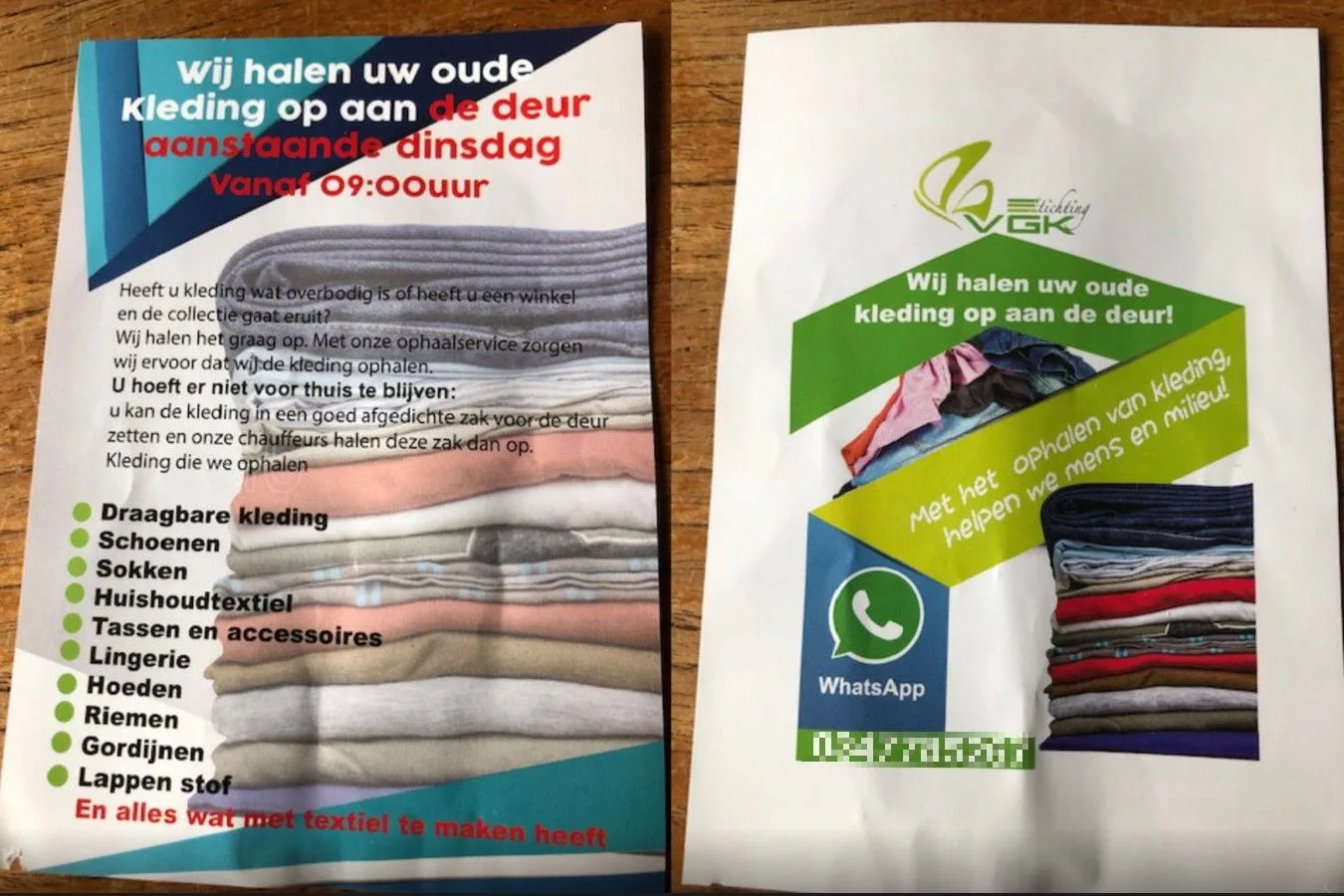 Inzamelaars klaar met 'Kledingbankbende': talloze boze telefoontjes