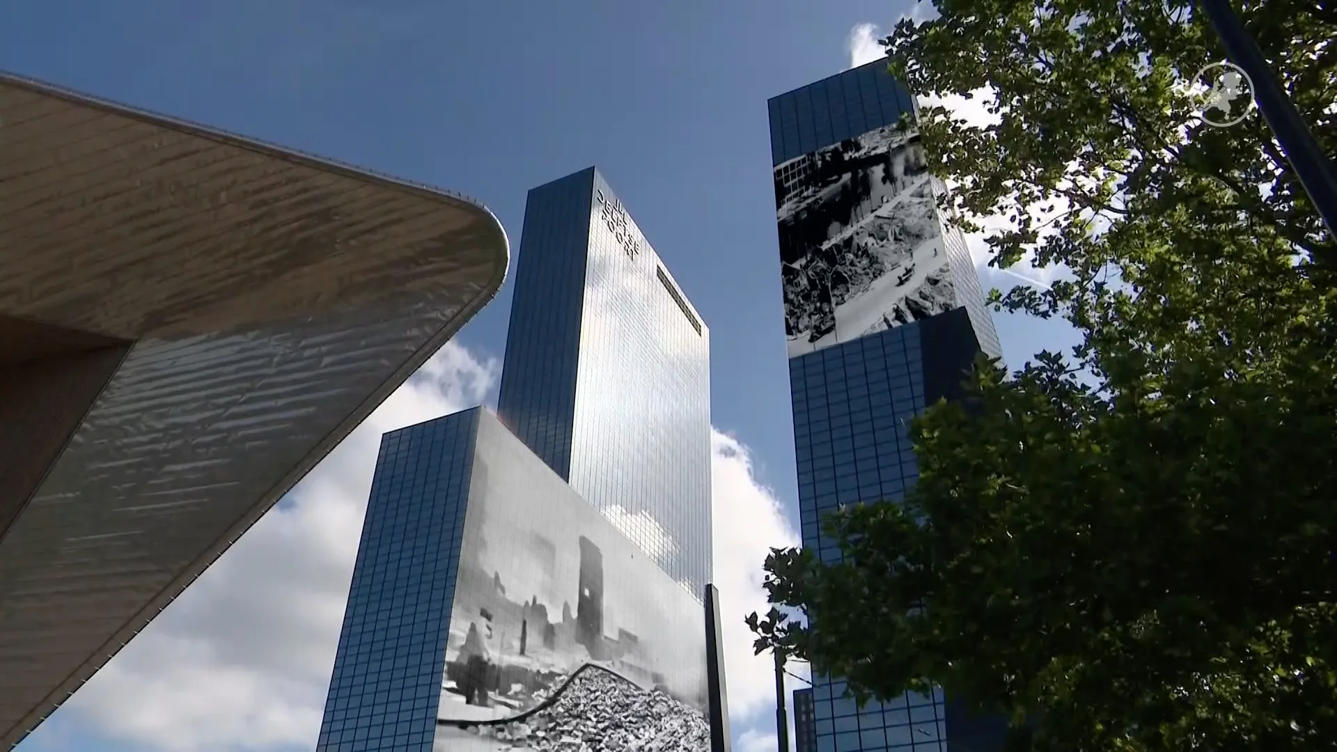 Rotterdam eert bombardementsslachtoffers op bijzondere wijze door de hele stad