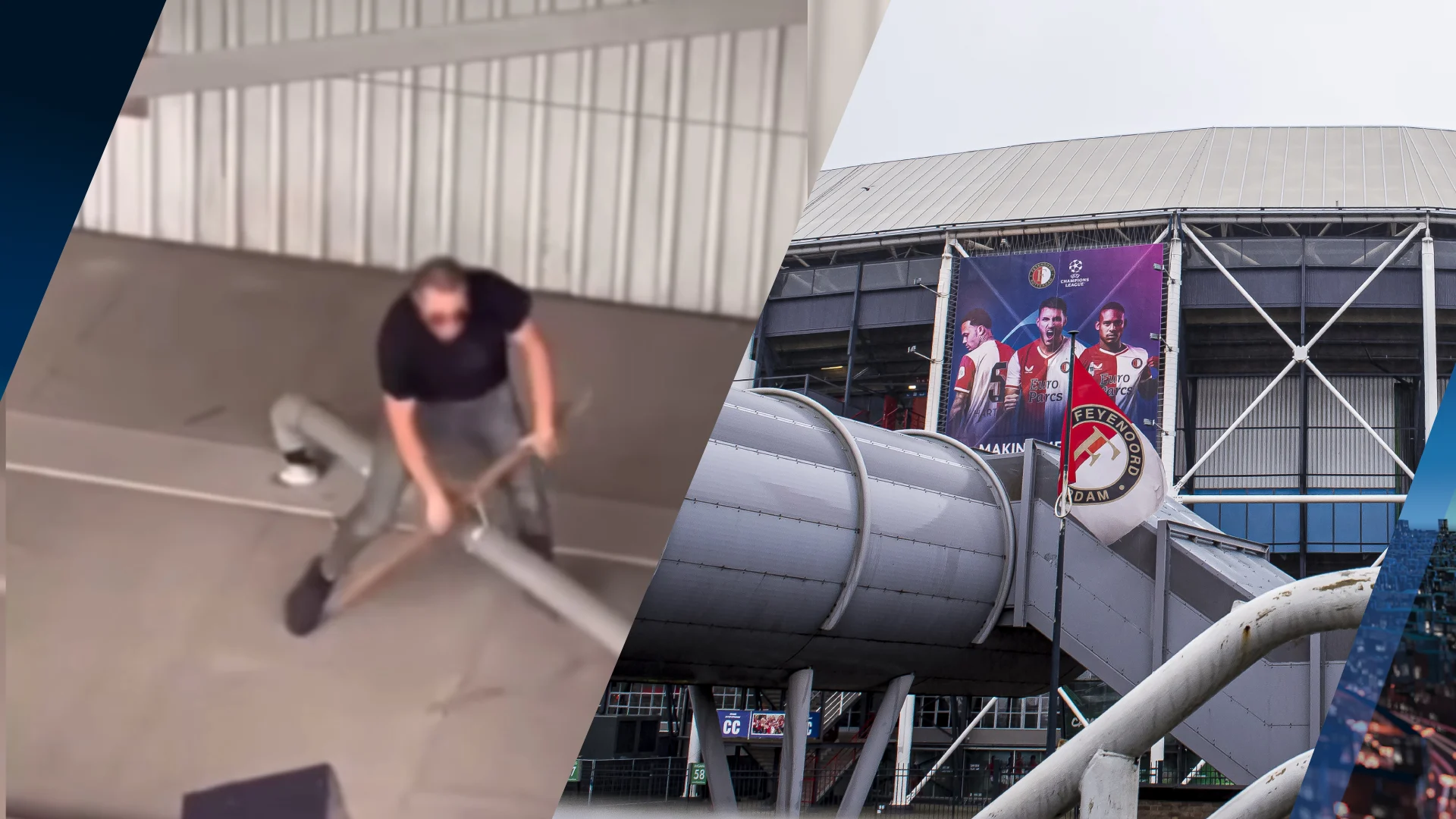 Veroordeelde NAC-fans betuigen spijt omduwen eetkraam De Kuip: 'Was domme actie'