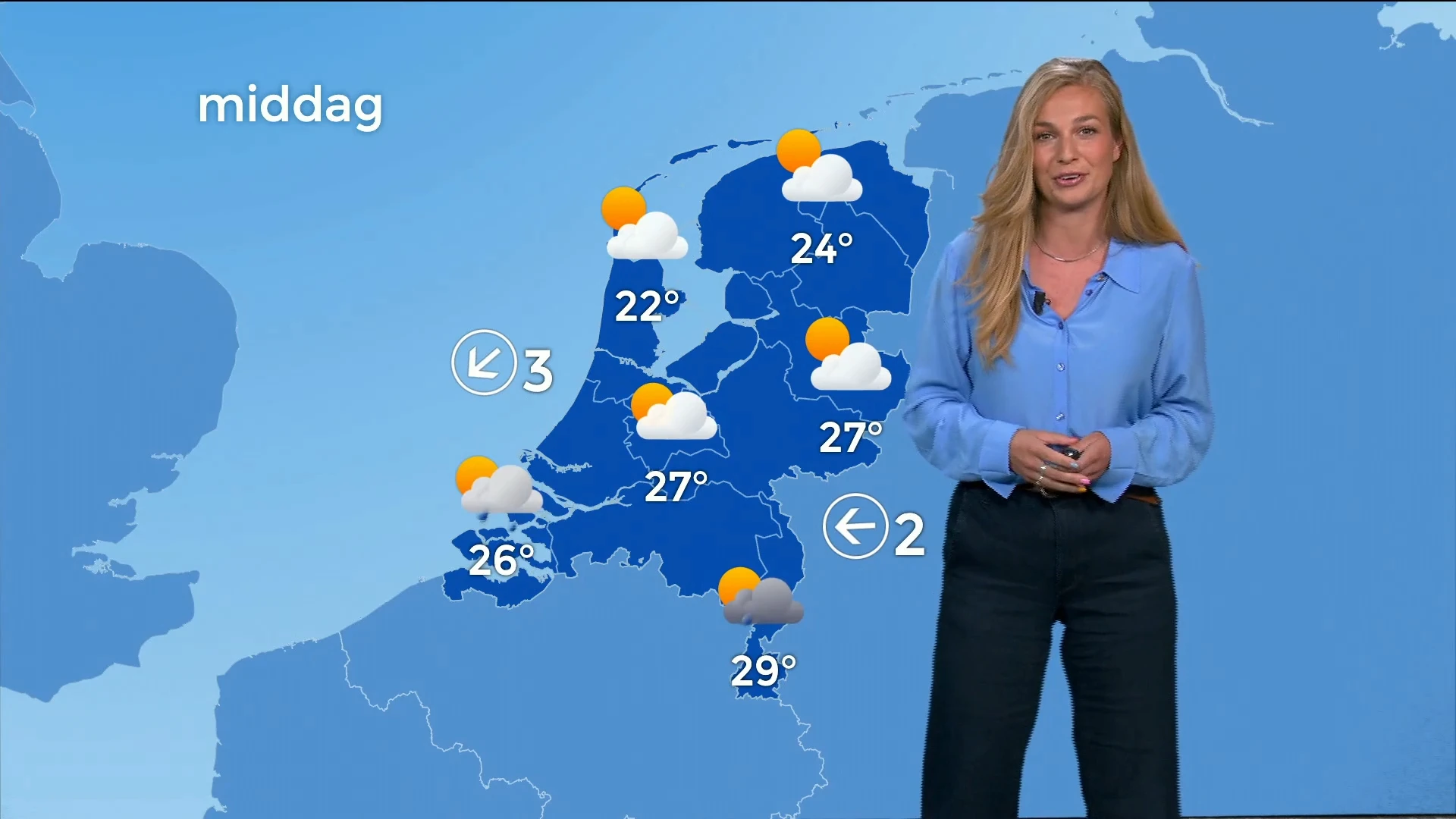 Weersvoorspelling: zon en wolken wisselen elkaar af