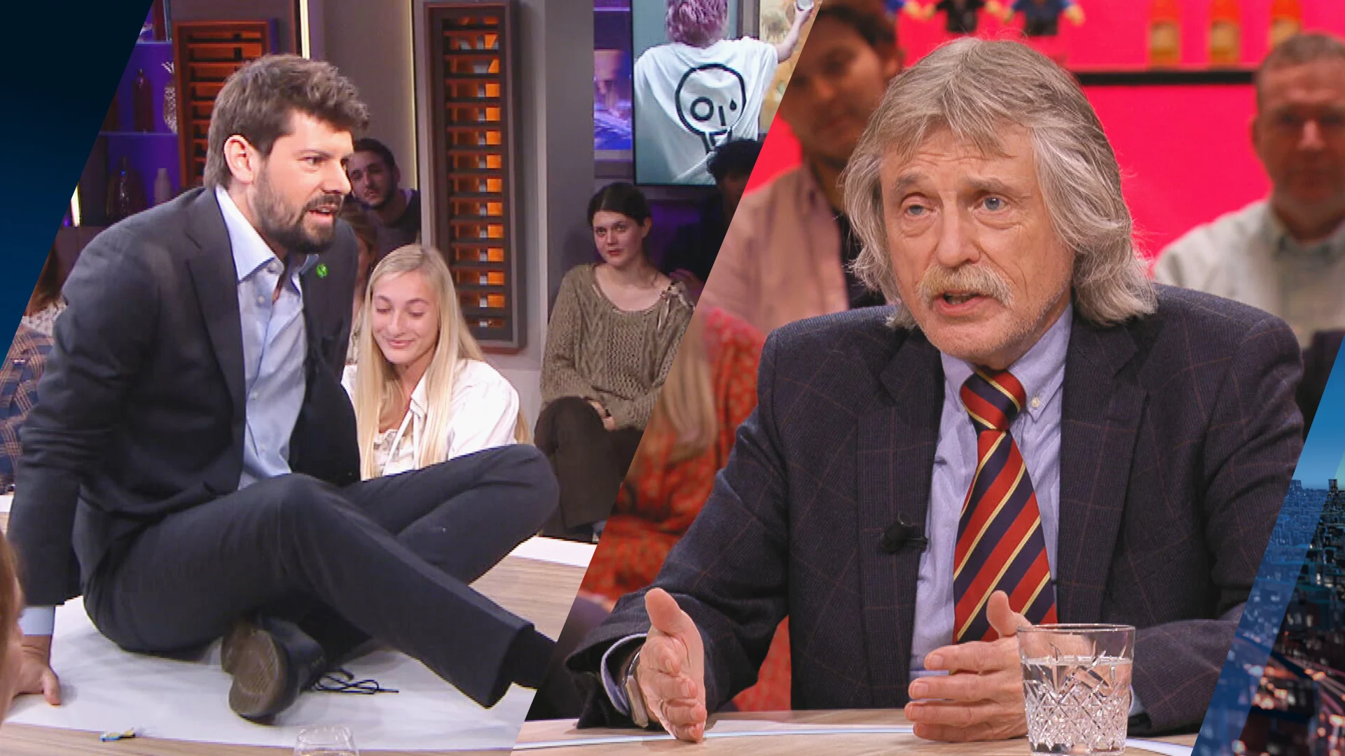 Derksen geeft vastgeplakte klimaatactivist stevige sneer: 'Ik vind het een idioot'