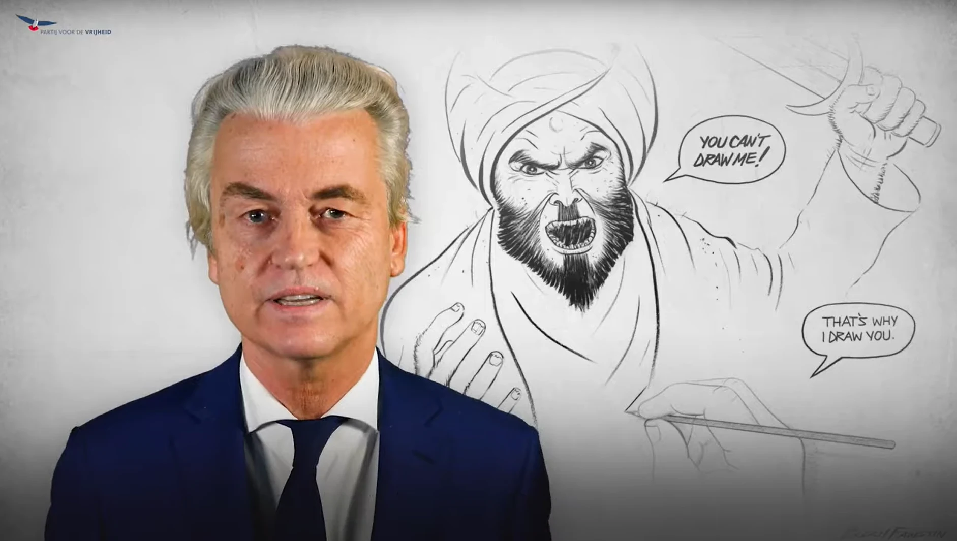 Na onthoofding Franse leraar roept Geert Wilders op: plaats Mohammed-cartoon online