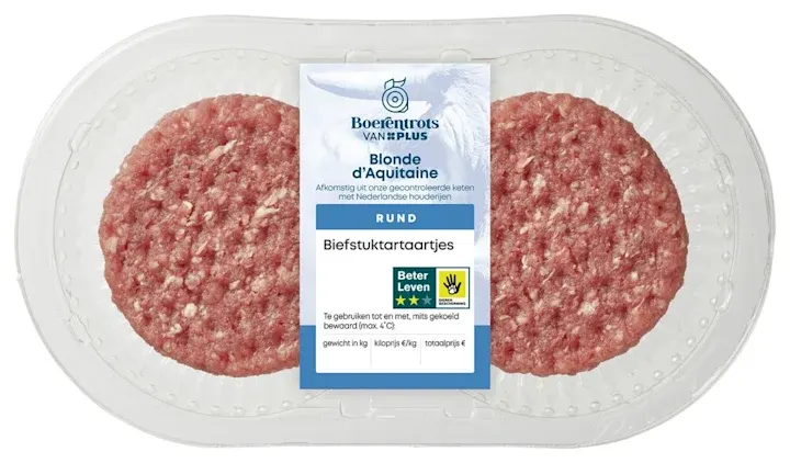 Waarschuwing voor salmonella in biefstuktartaartjes van PLUS