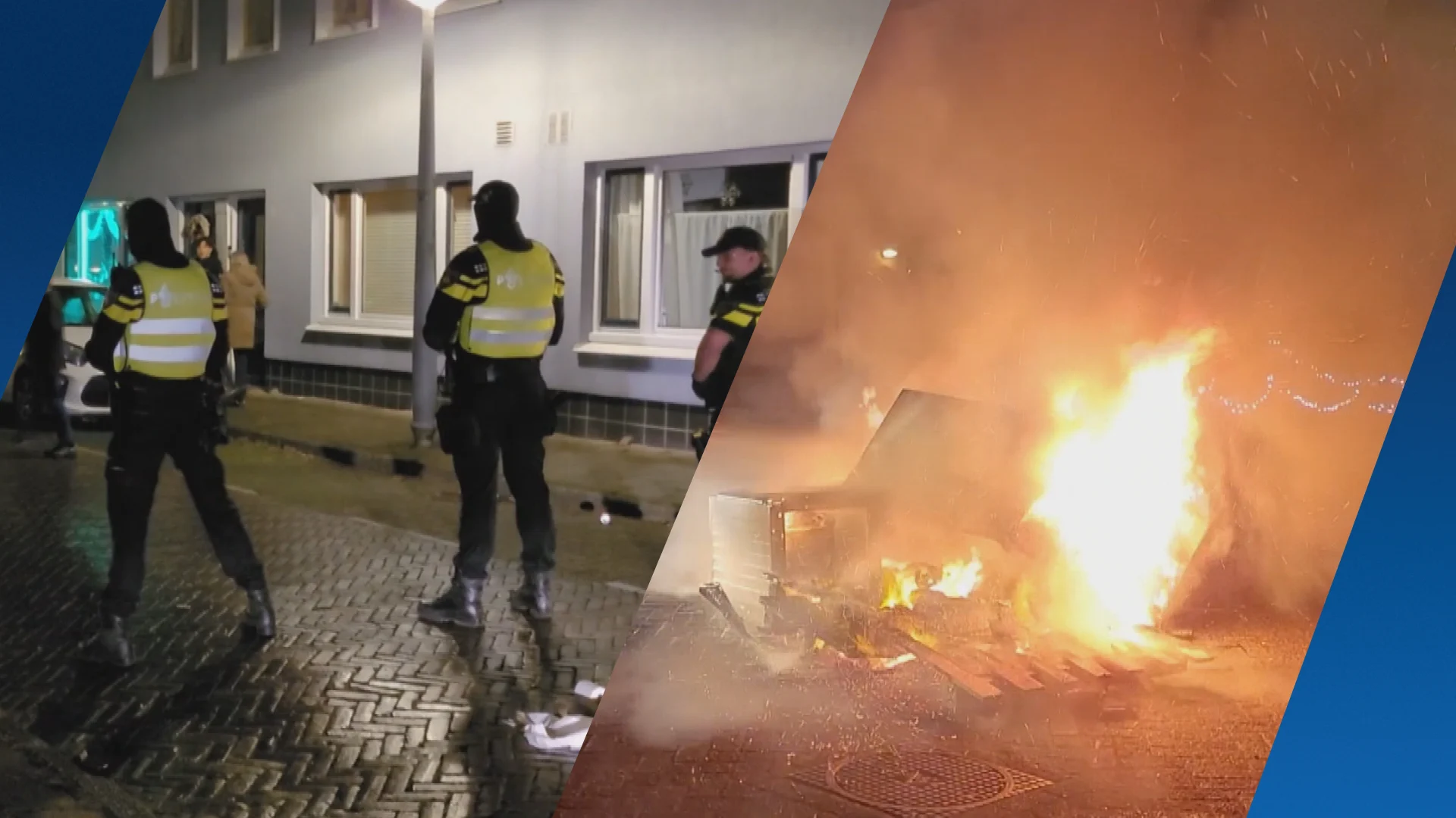 Onrustige avond in Floradorp: meerdere brandjes en ME aanwezig