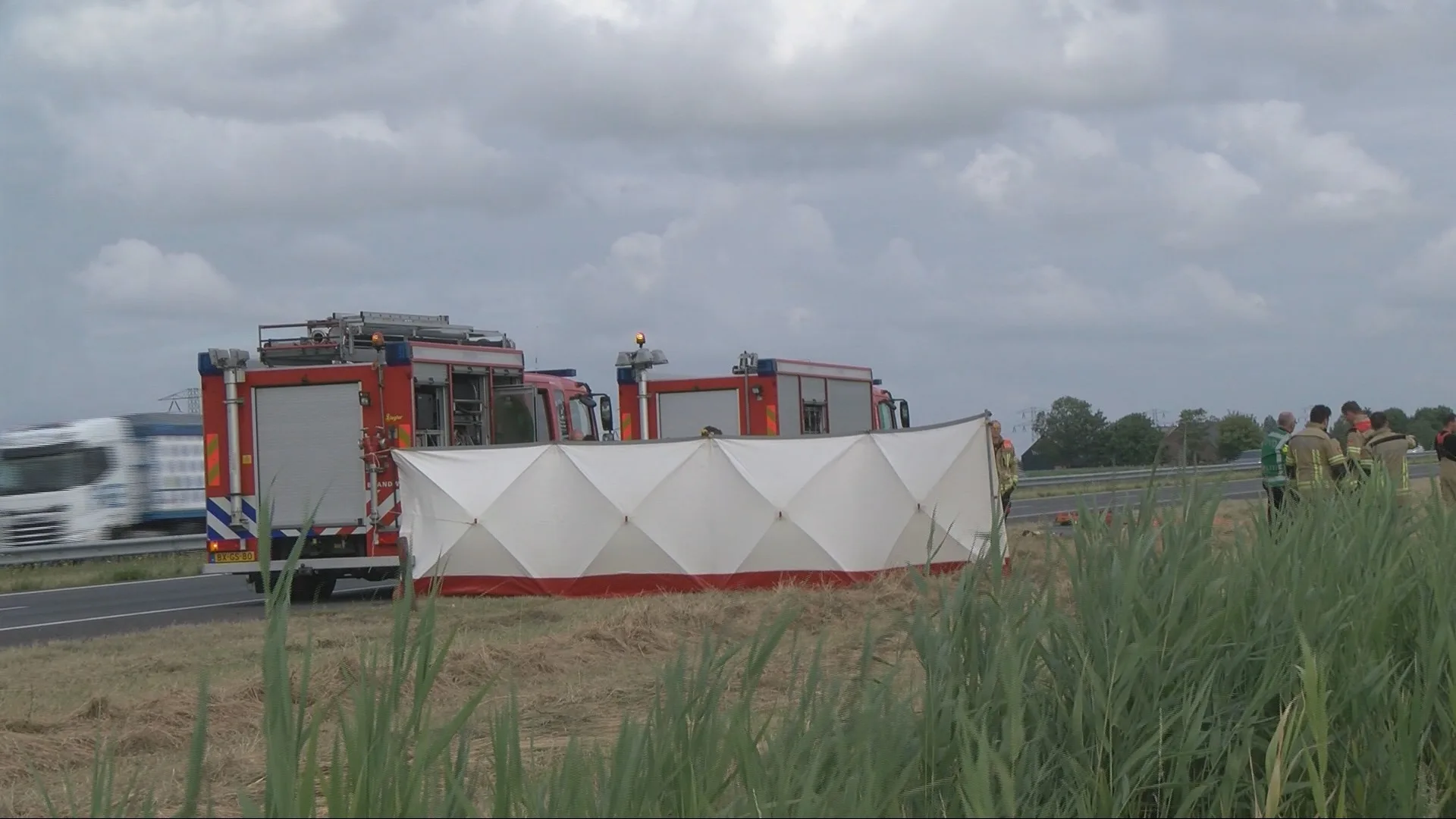Man (77) overleden door ongeluk op A58 bij Kruiningen