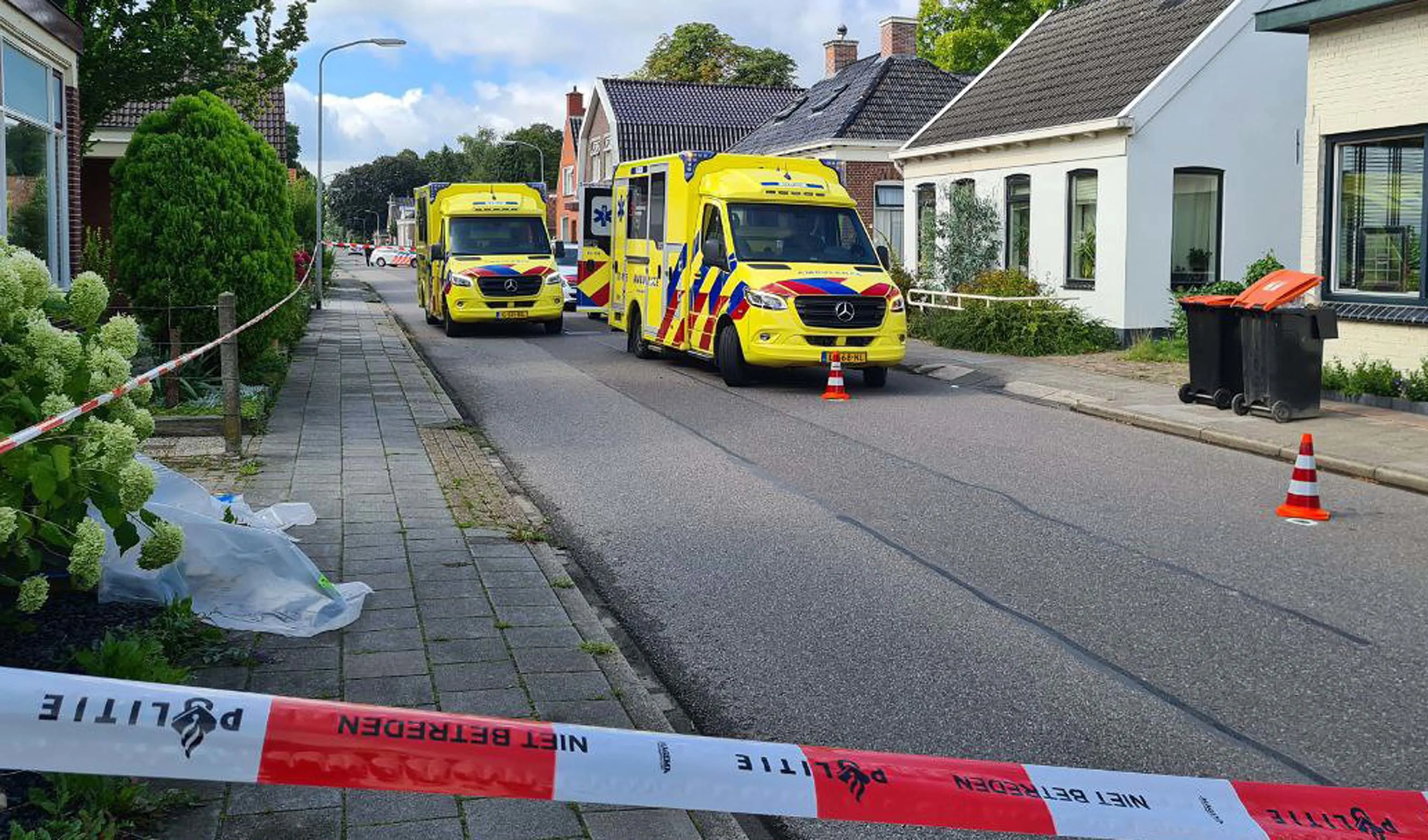 Gewonde bij schietpartij op klaarlichte dag in Groningse Beerta