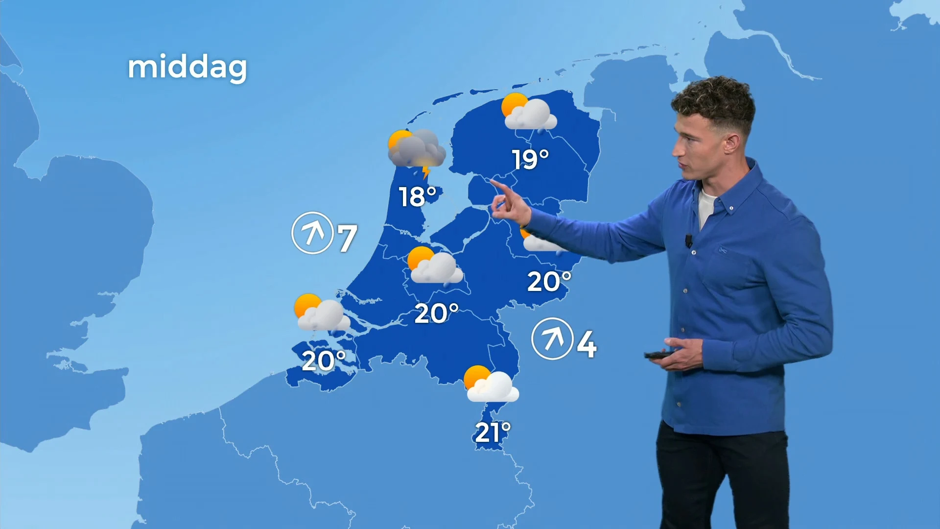 Wisselvallig weer en code geel in de kustgebieden