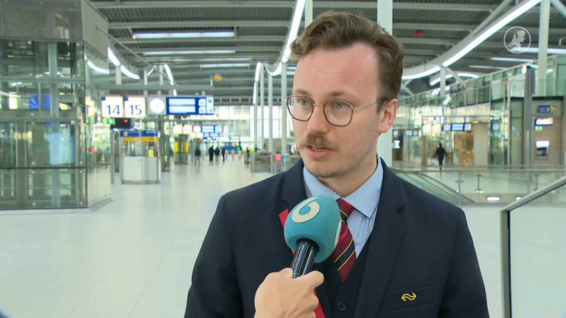 NS-stations uitgestorven door landelijke staking