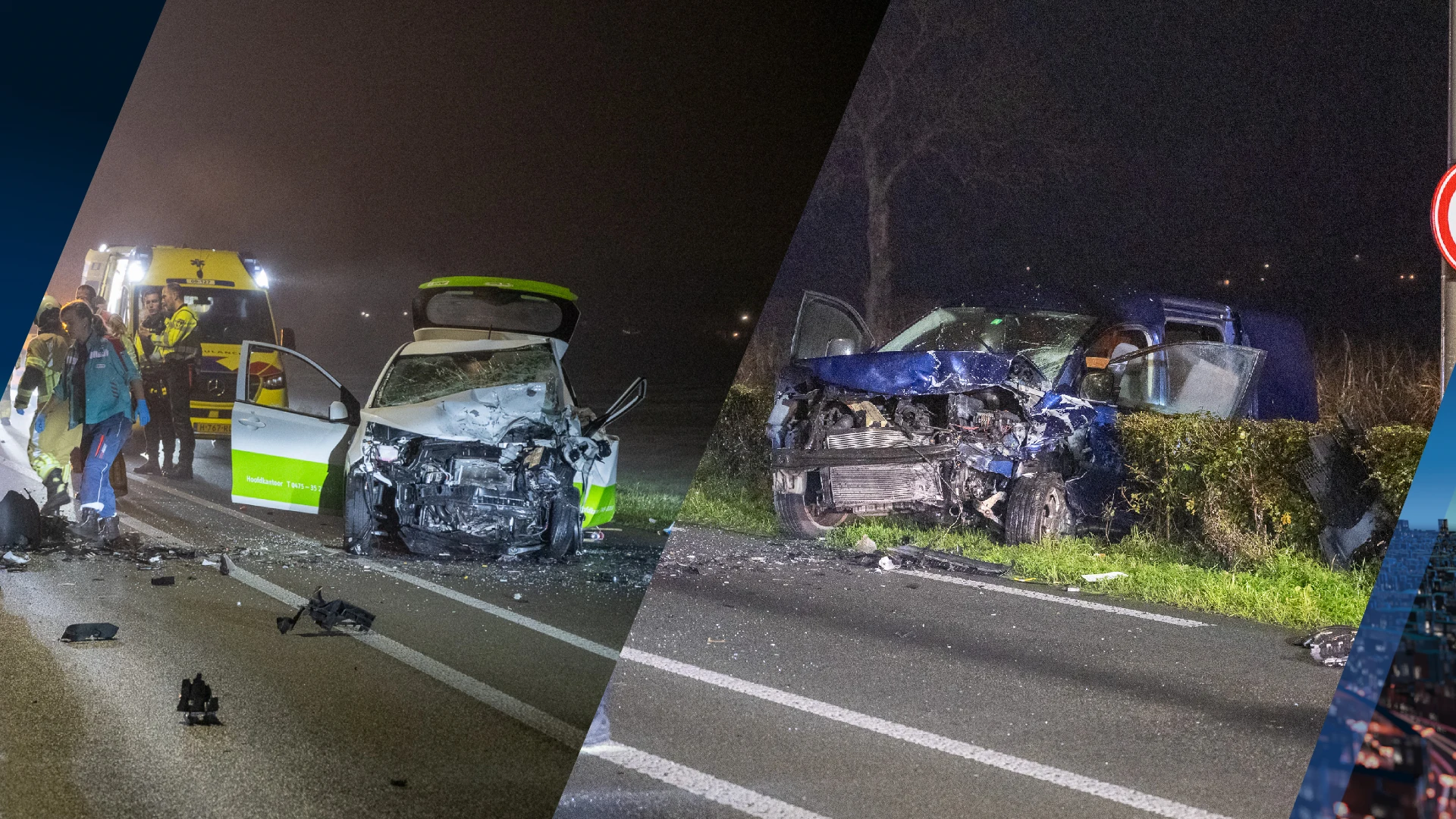 Zeer ernstig ongeval op N201 bij Vinkeveen: vrouw overleden bij frontale botsing