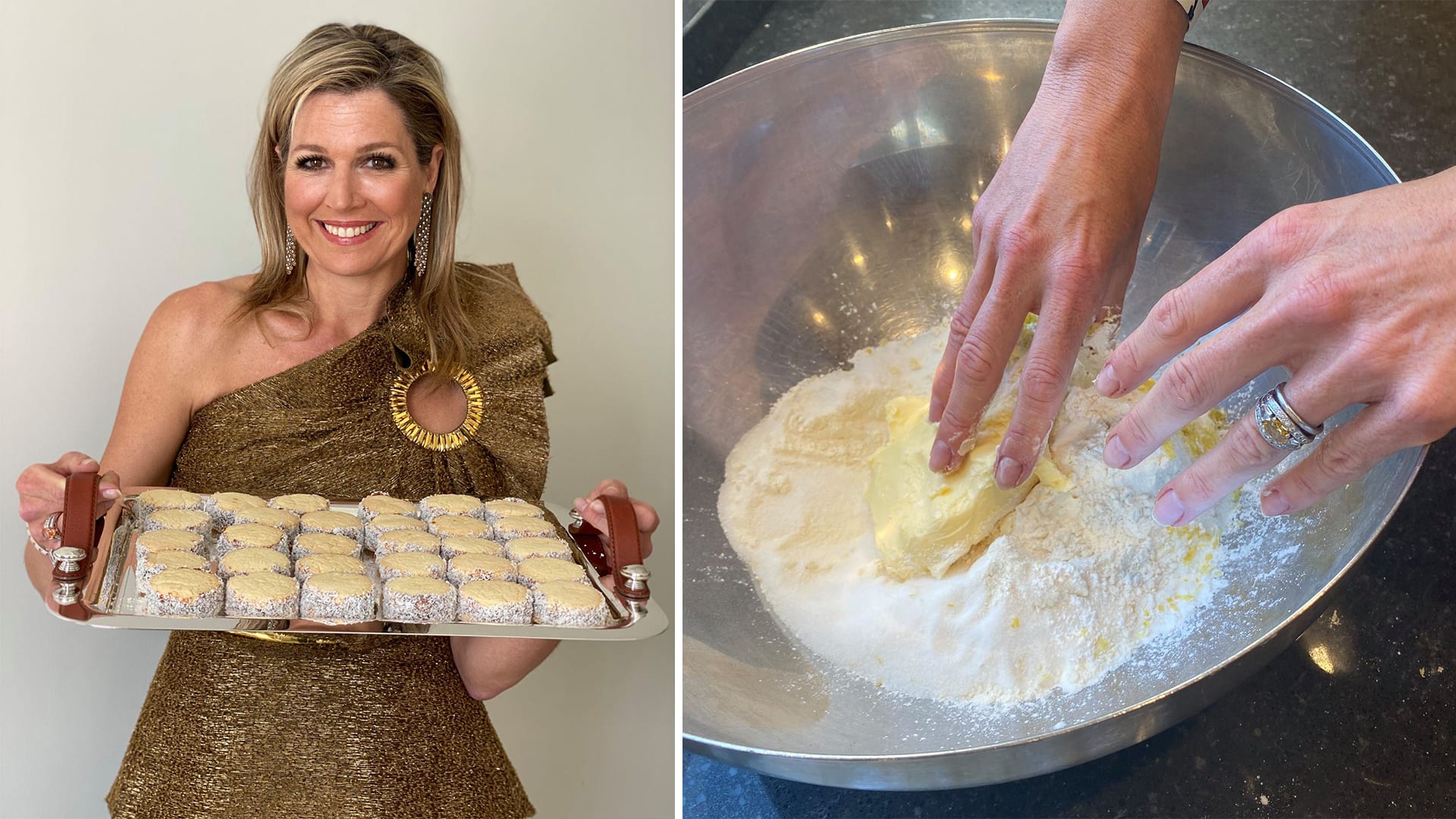 Jarige koningin Máxima duikt de keuken in en bakt haar lievelingskoekjes