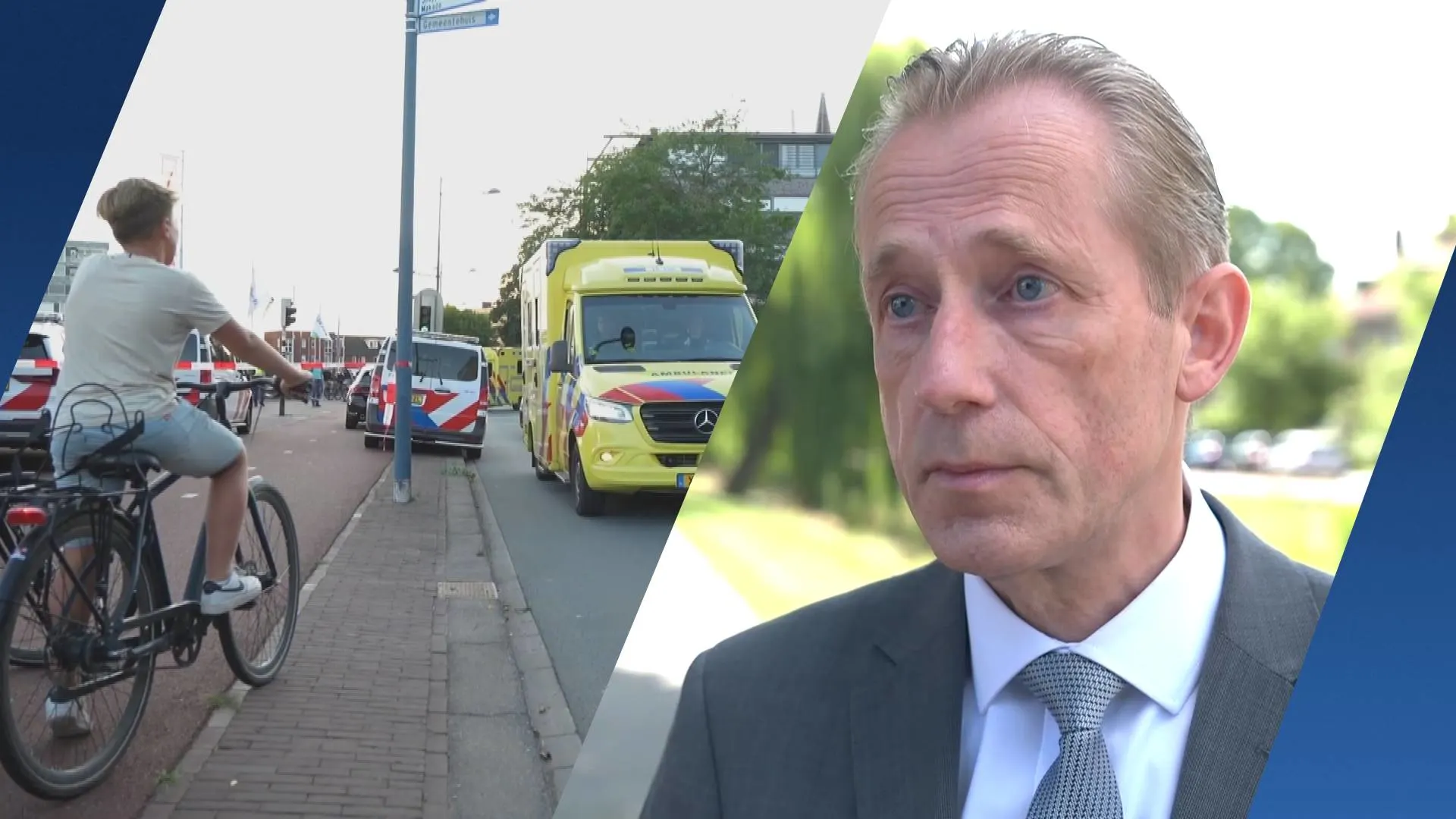 Burgemeester bezoekt school neergestoken leraar: 'Meegeleefd en luisterend oor'