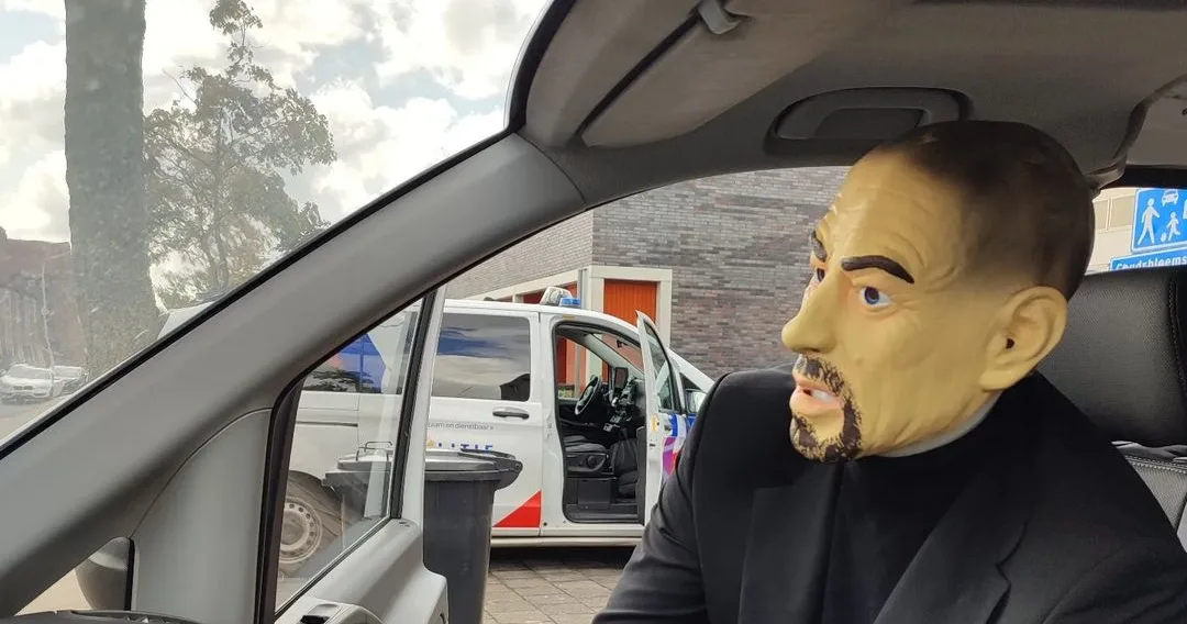 Grote schrik om gemaskerde man in Papendrecht, maar niets is wat het lijkt