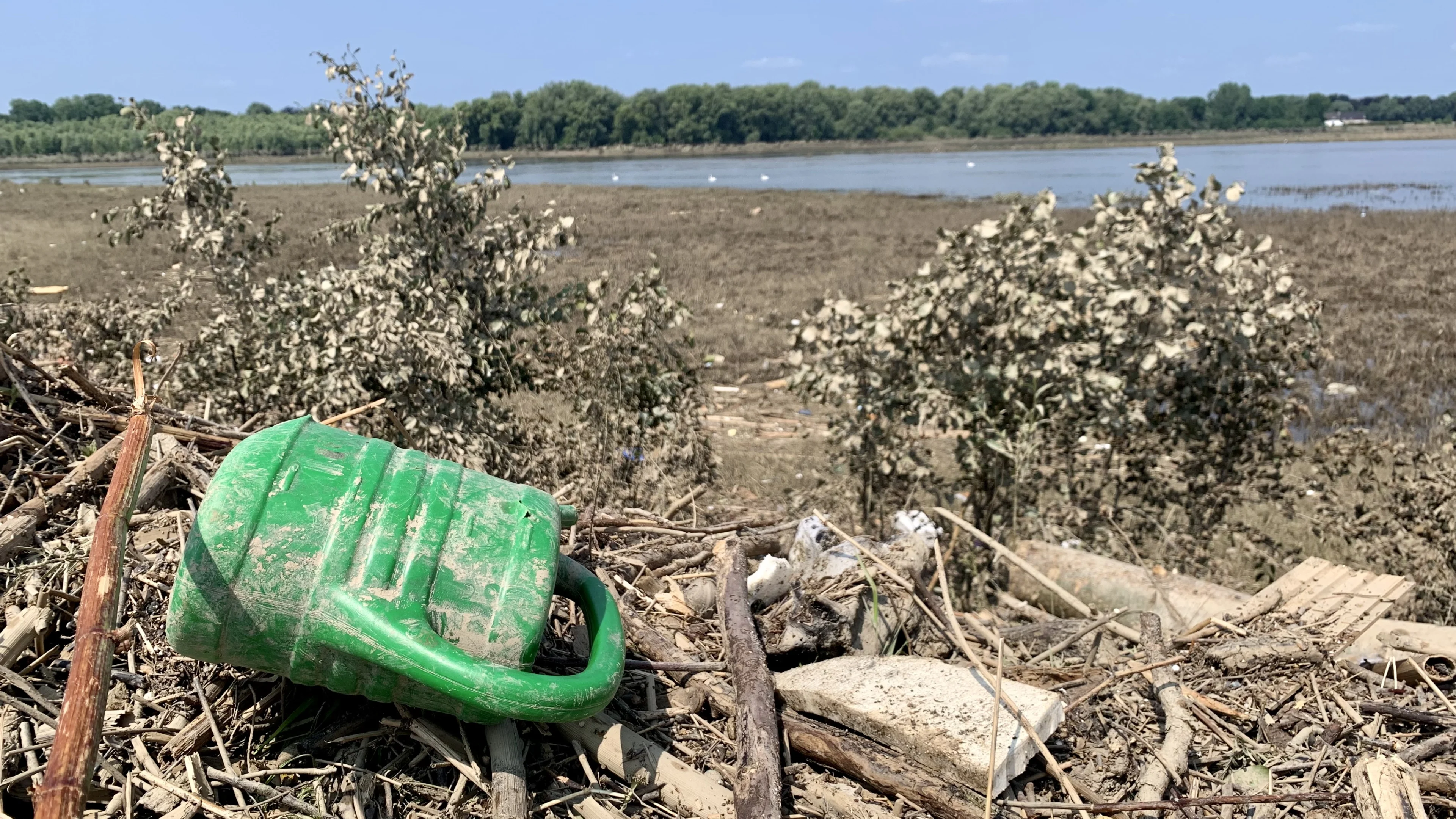 Natuurbeheerders wacht monsterklus: oevers Maas vol achtergebleven rommel