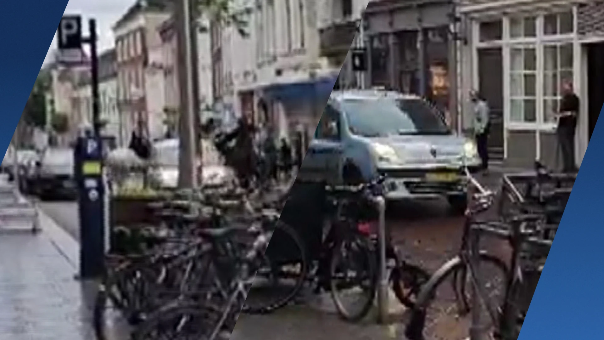 Schokkende beelden uit Den Bosch: man rijdt vol gas in op politiepaarden