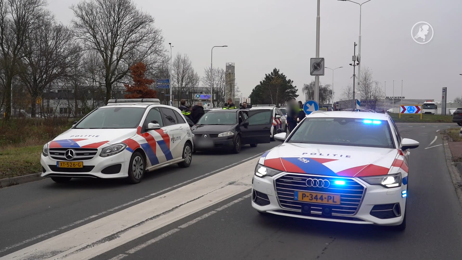 Klopjacht op auto in Oosterhout na mogelijke ontvoering