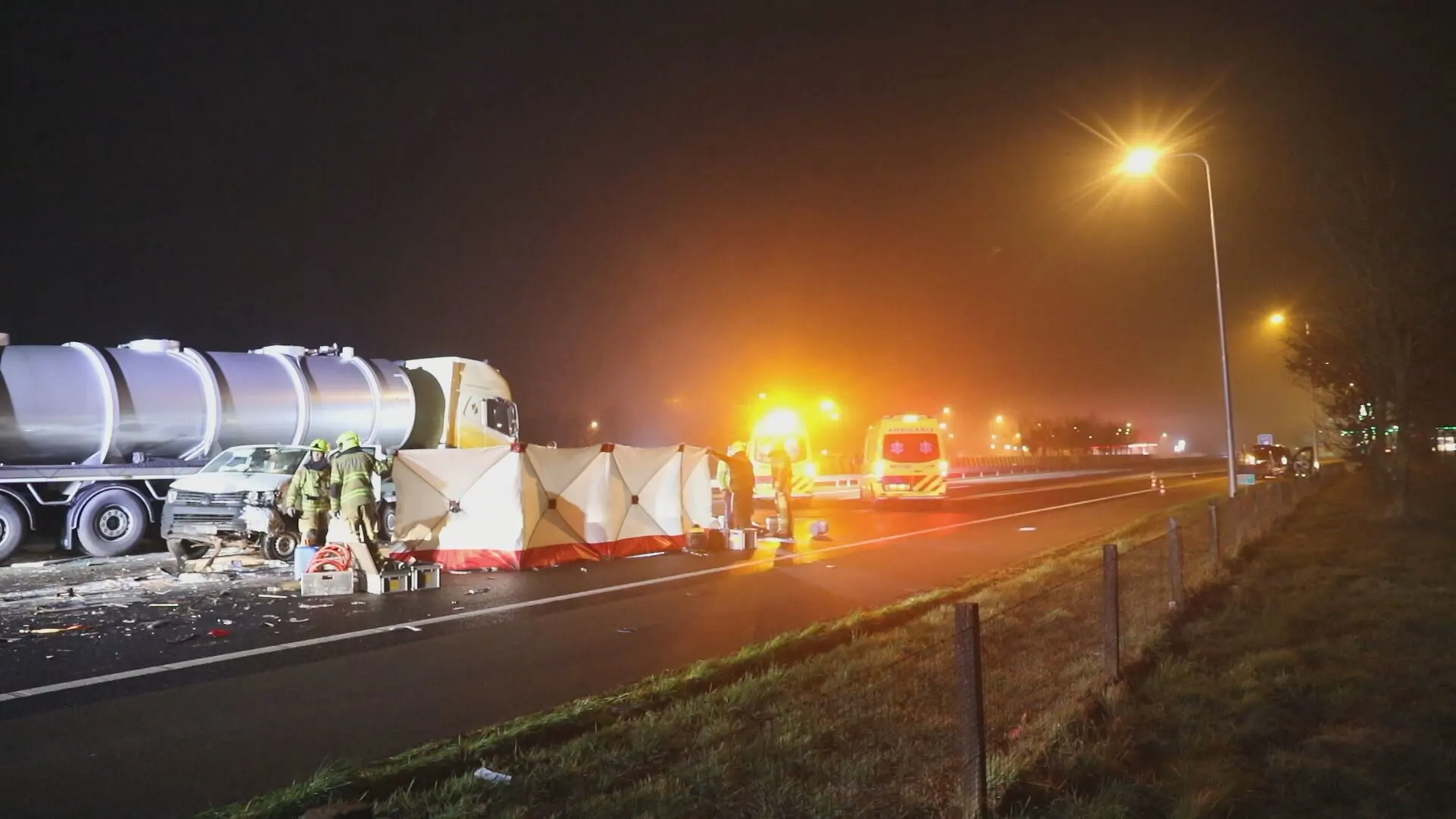 Zwaargewonde na ongeluk op A30 bij Lunteren