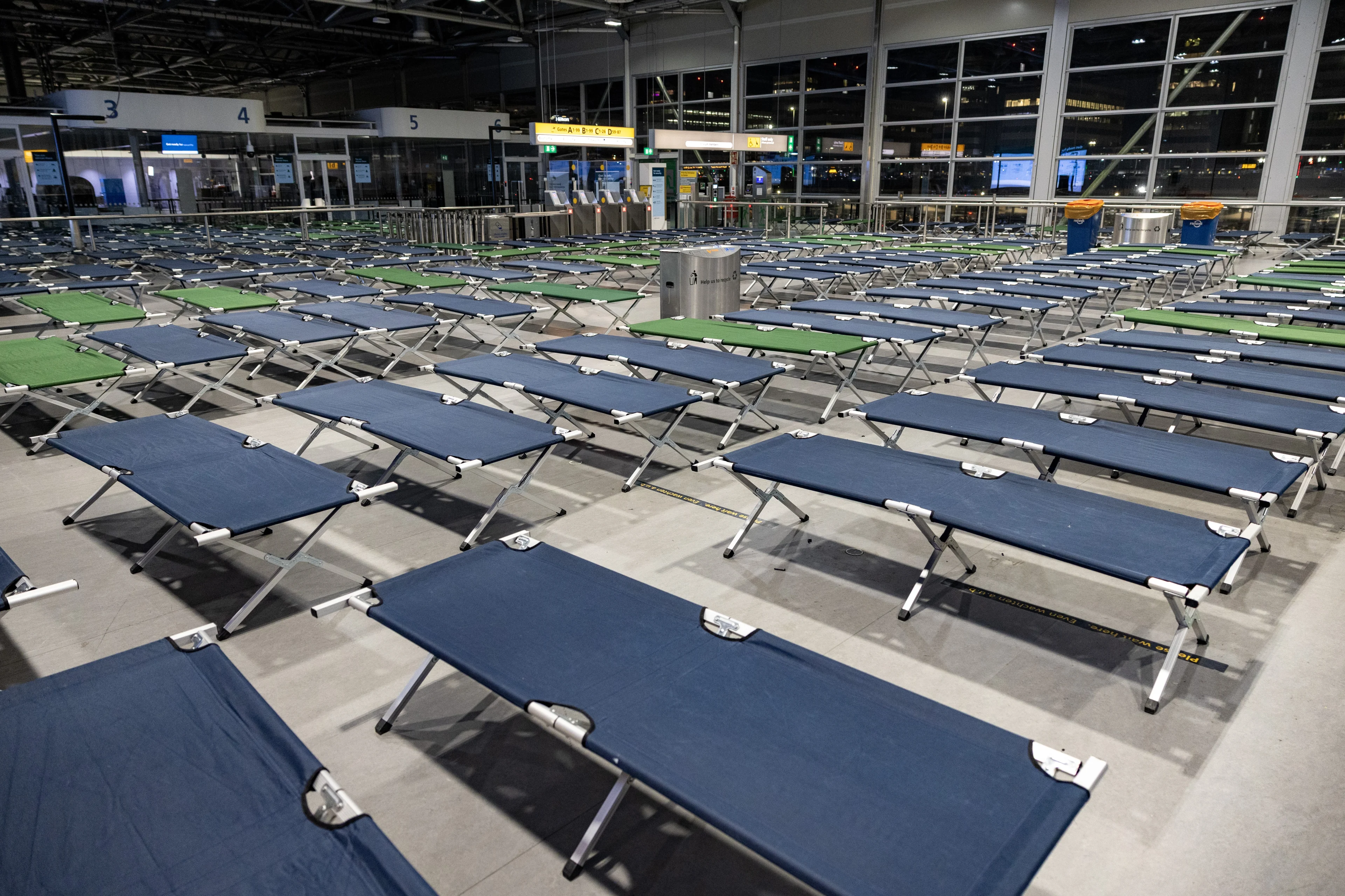 Nauwelijks nog gestrande reizigers op Schiphol na winterweer