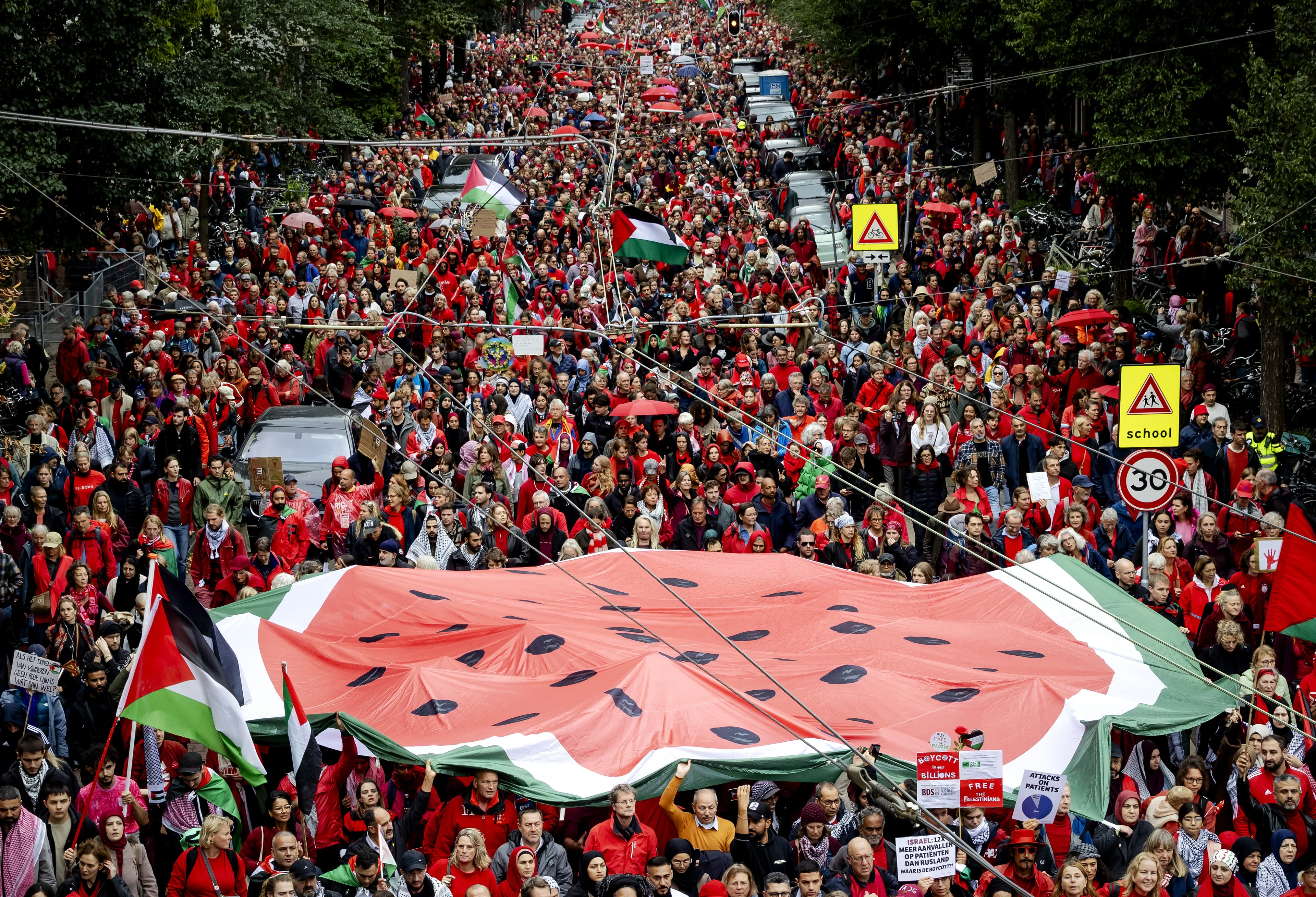 Vijf arrestanten rond Rode Lijn-actie weer vrij