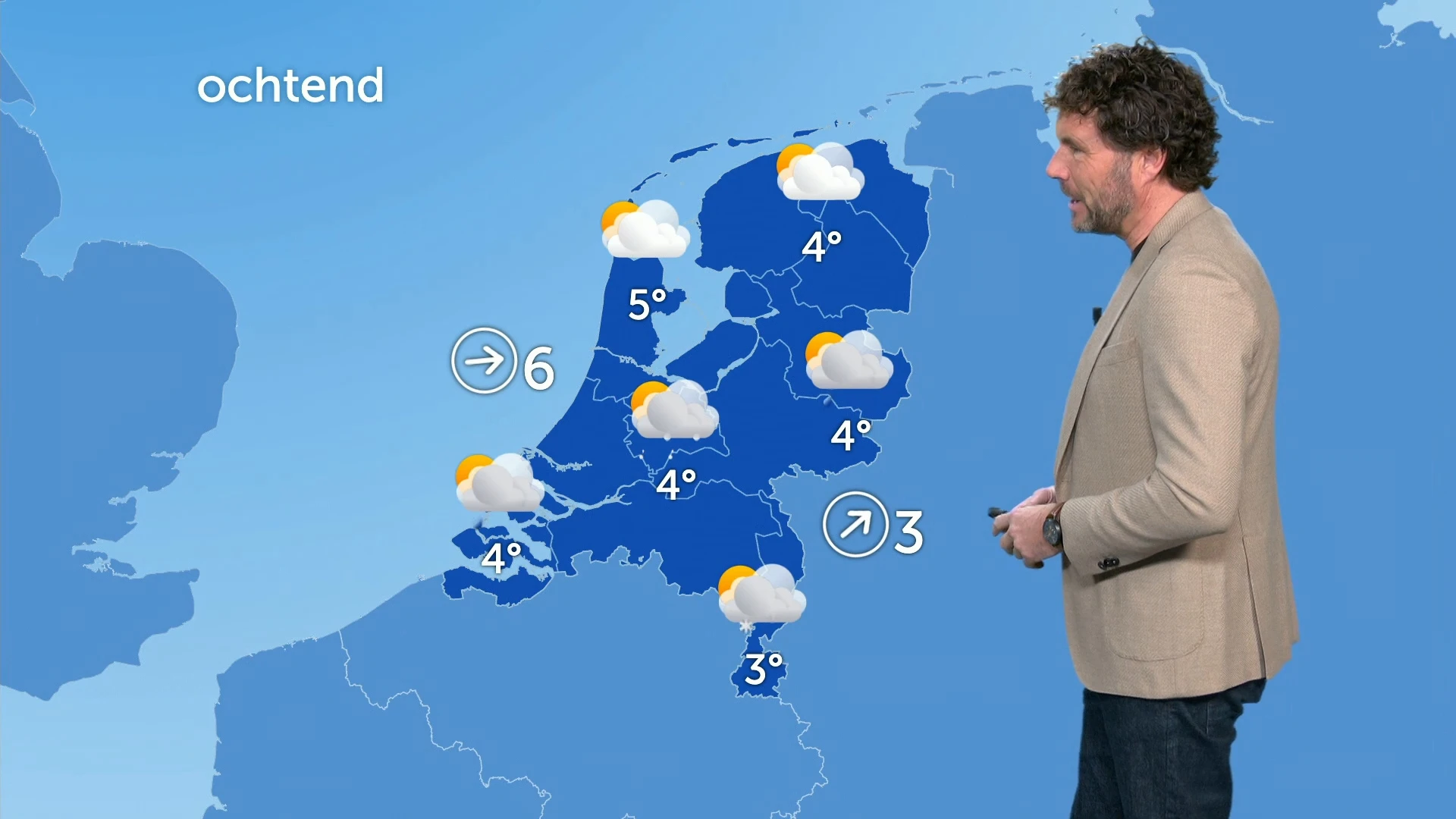 Weerbericht: woensdag sneeuw op komst in deel van Nederland
