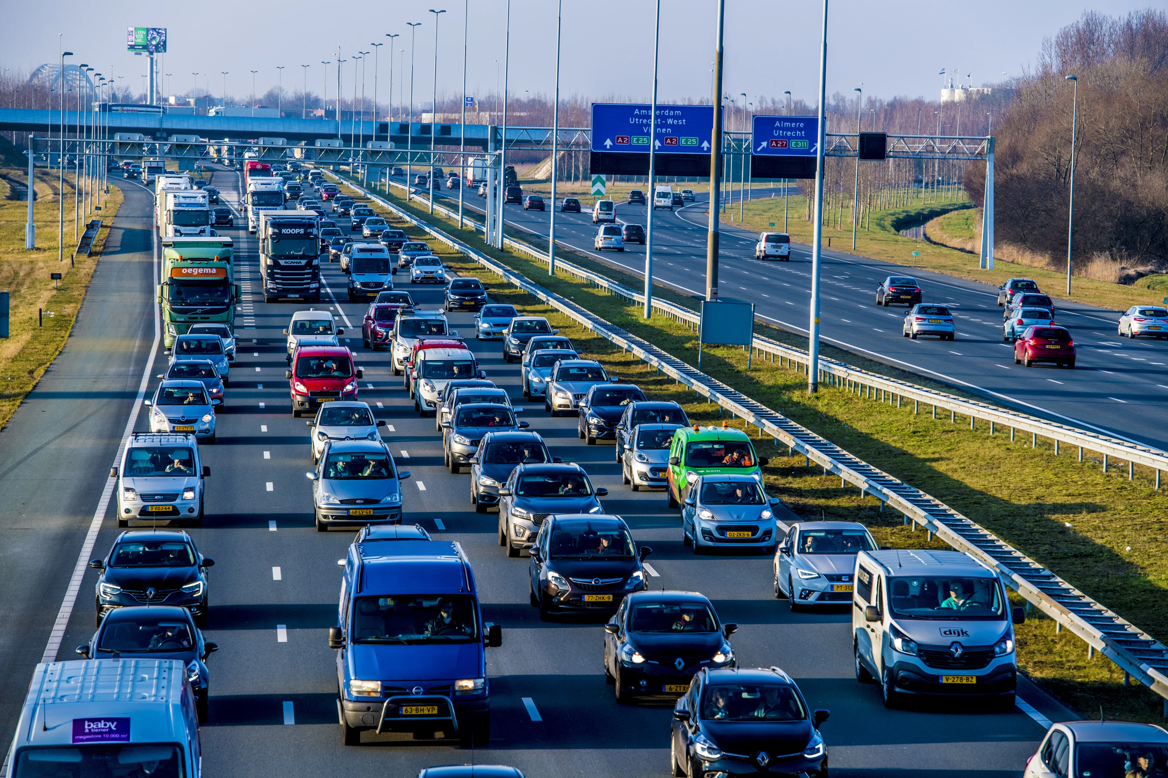 Wekenlange hinder en fors meer files door werkzaamheden op A2