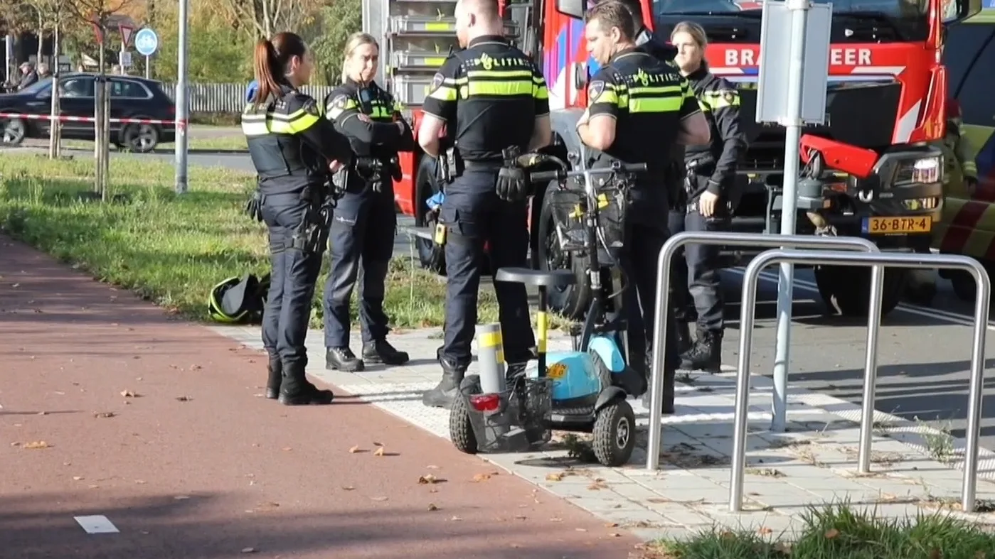 Man (77) op scootmobiel overleden na aanrijding
