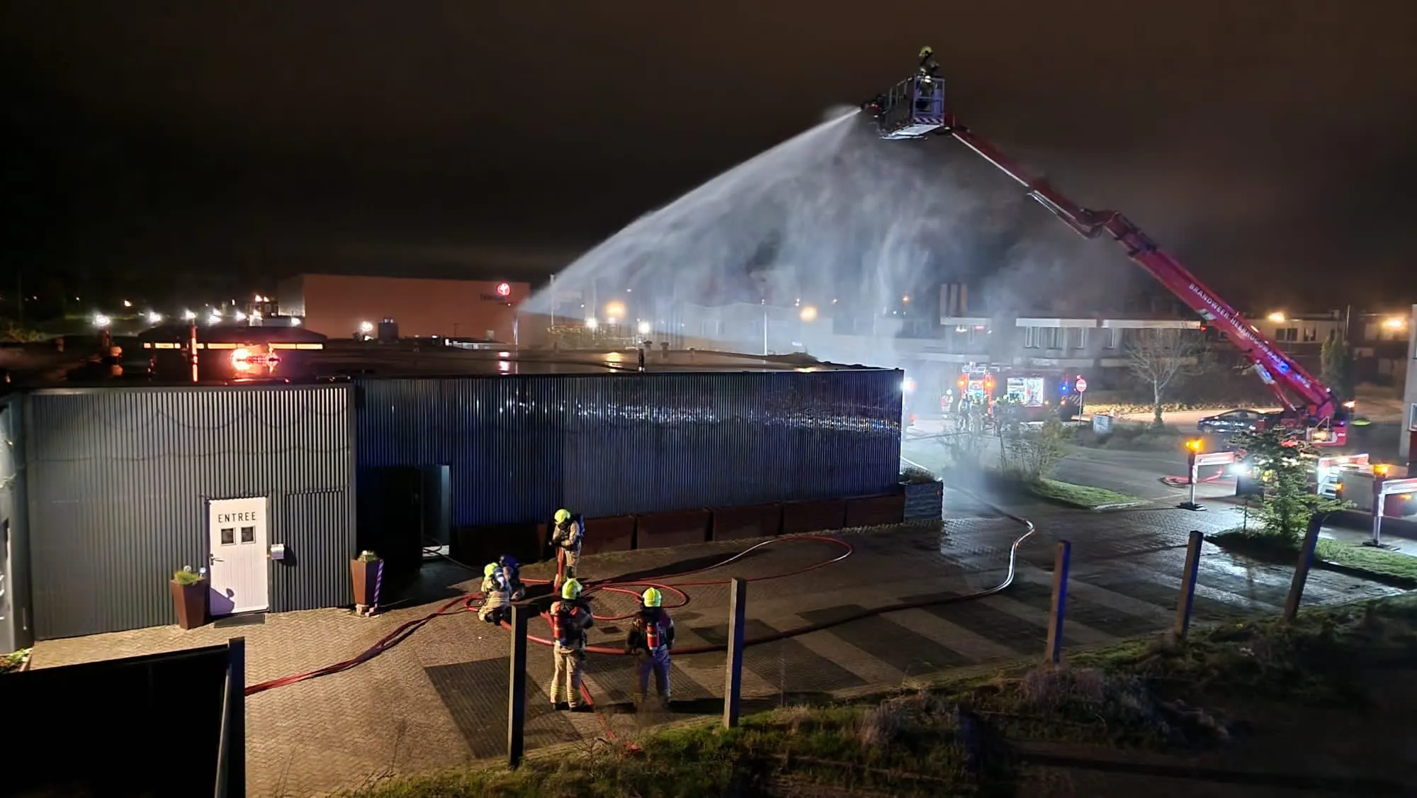 Brand in sauna in Heerhugowaard, niemand meer in pand