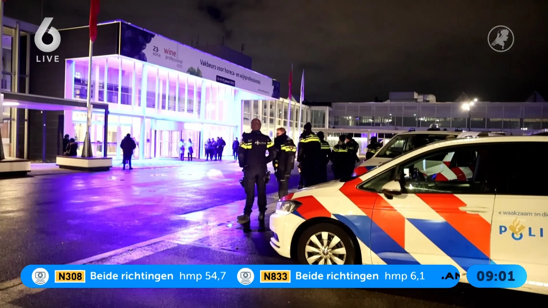 Driehoek Amsterdam stopt concert in RAI om 'onveilige situatie'